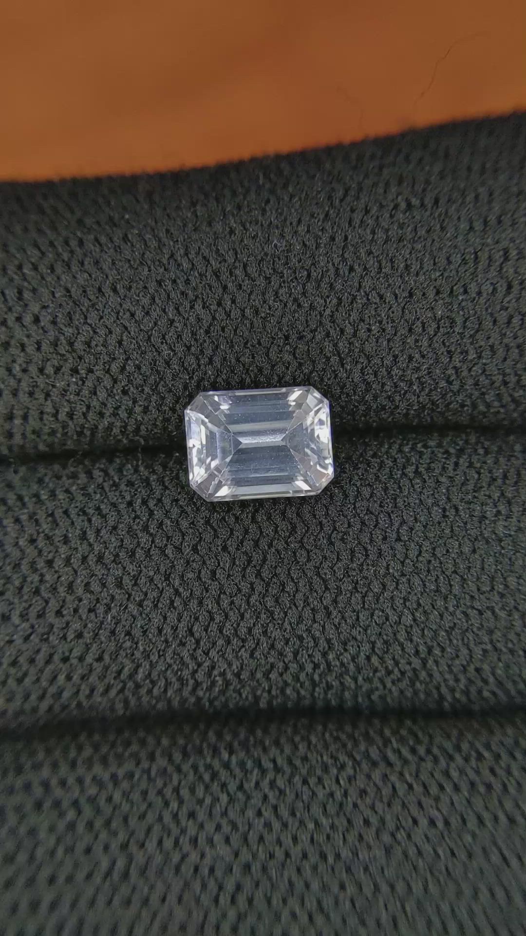 2.35 Ct. Zircon from Ceylon (Sri Lanka) Size Video