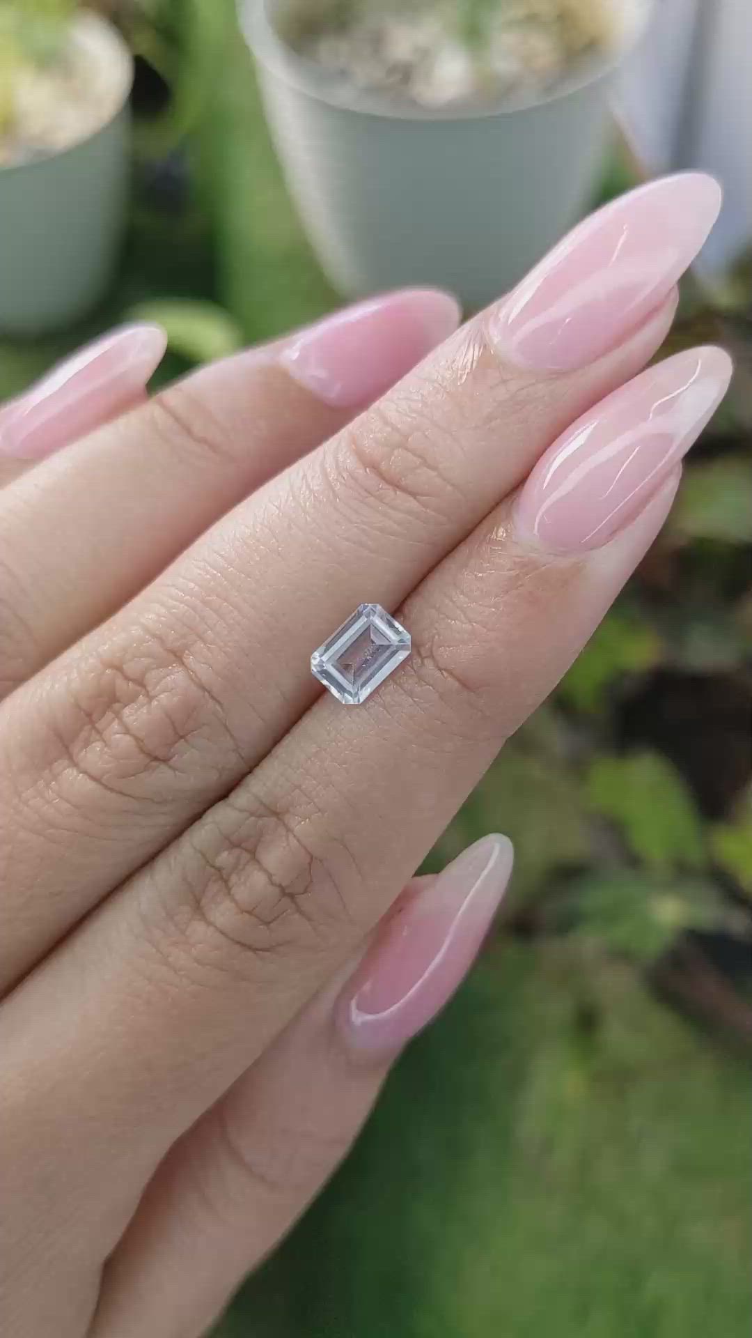 1.19 Ct. Zircon from Ceylon (Sri Lanka) Size Video