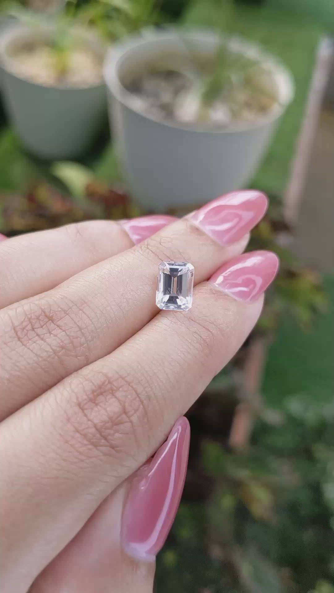 2.08 Ct. Zircon from Ceylon (Sri Lanka) Size Video