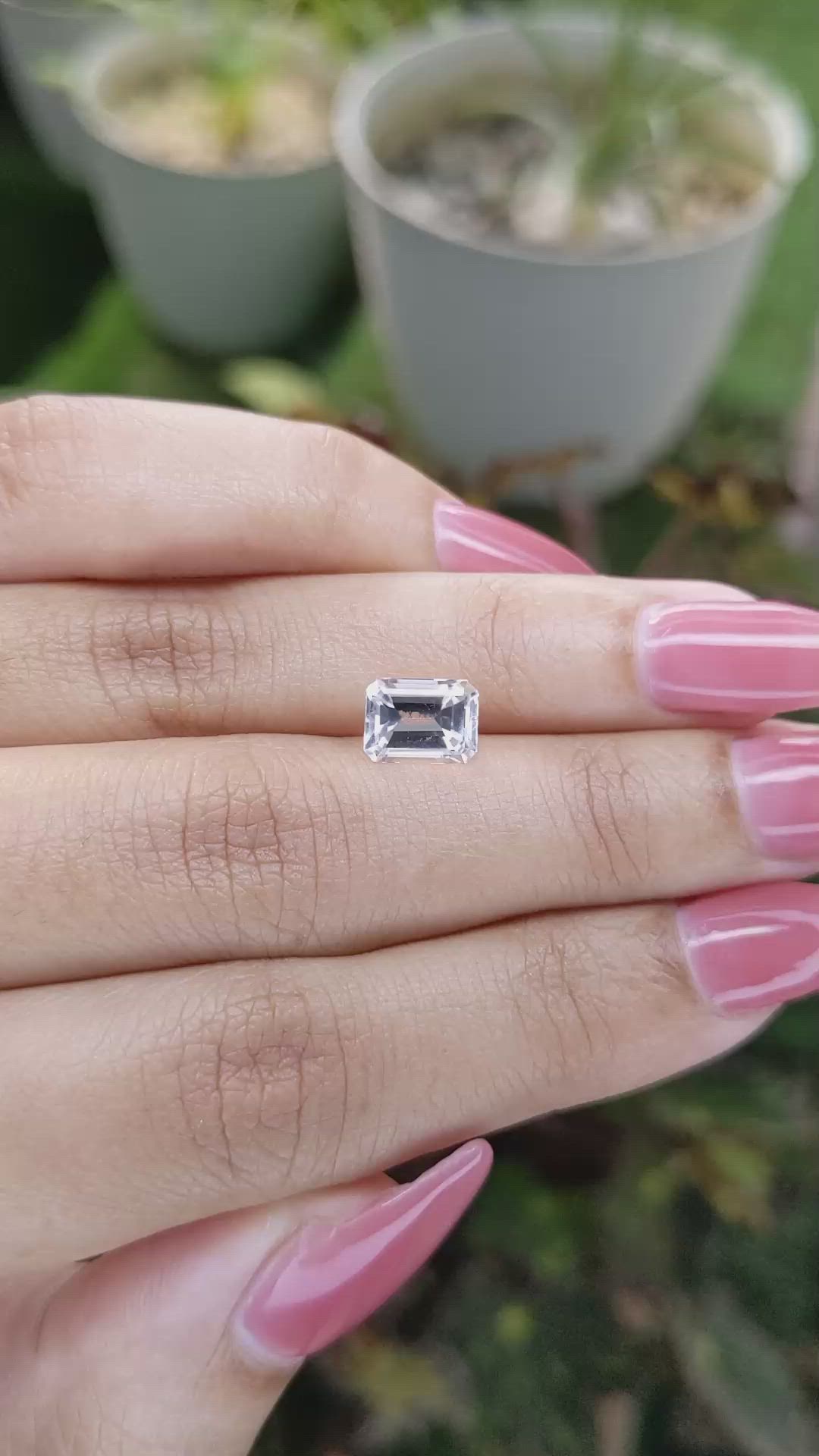 2.08 Ct. Zircon from Ceylon (Sri Lanka) Size Video