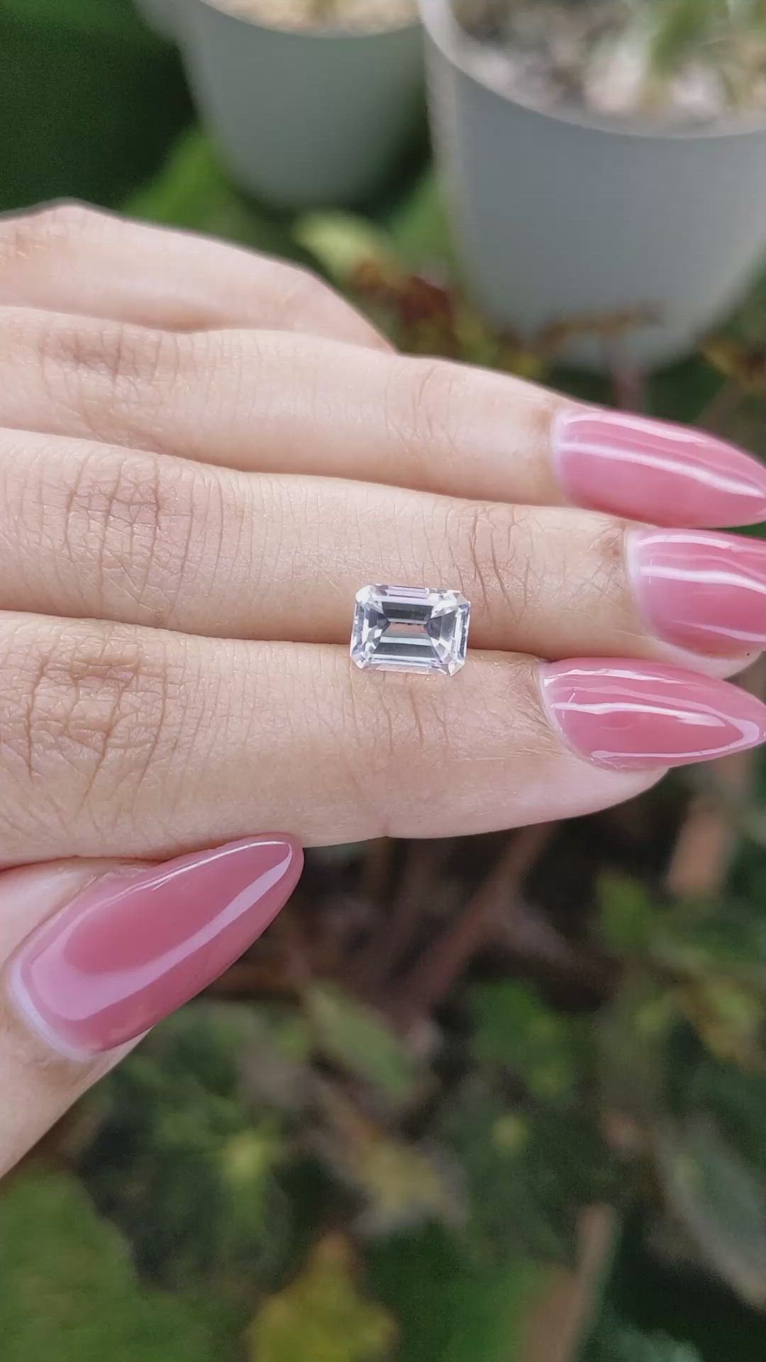 2.08 Ct. Zircon from Ceylon (Sri Lanka) Size Video