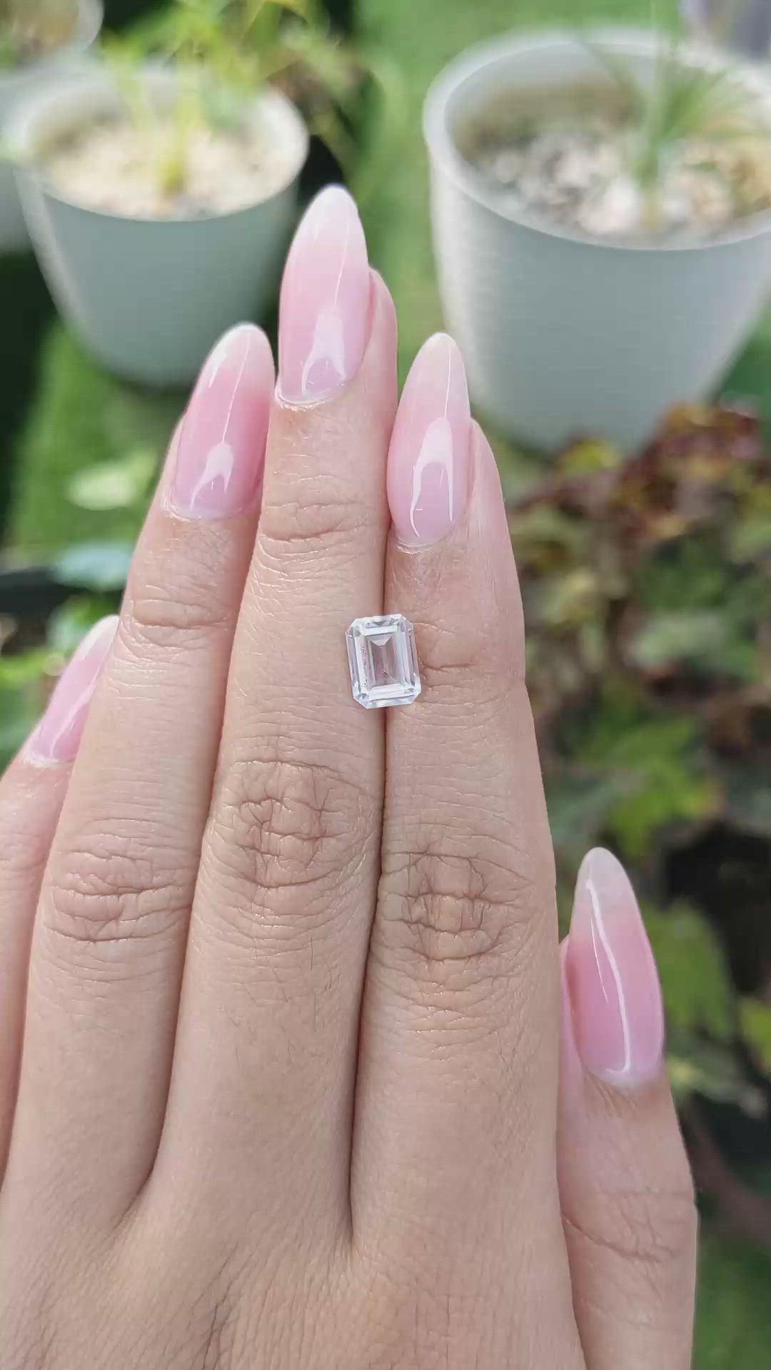 1.90 Ct. Zircon from Ceylon (Sri Lanka) Size Video