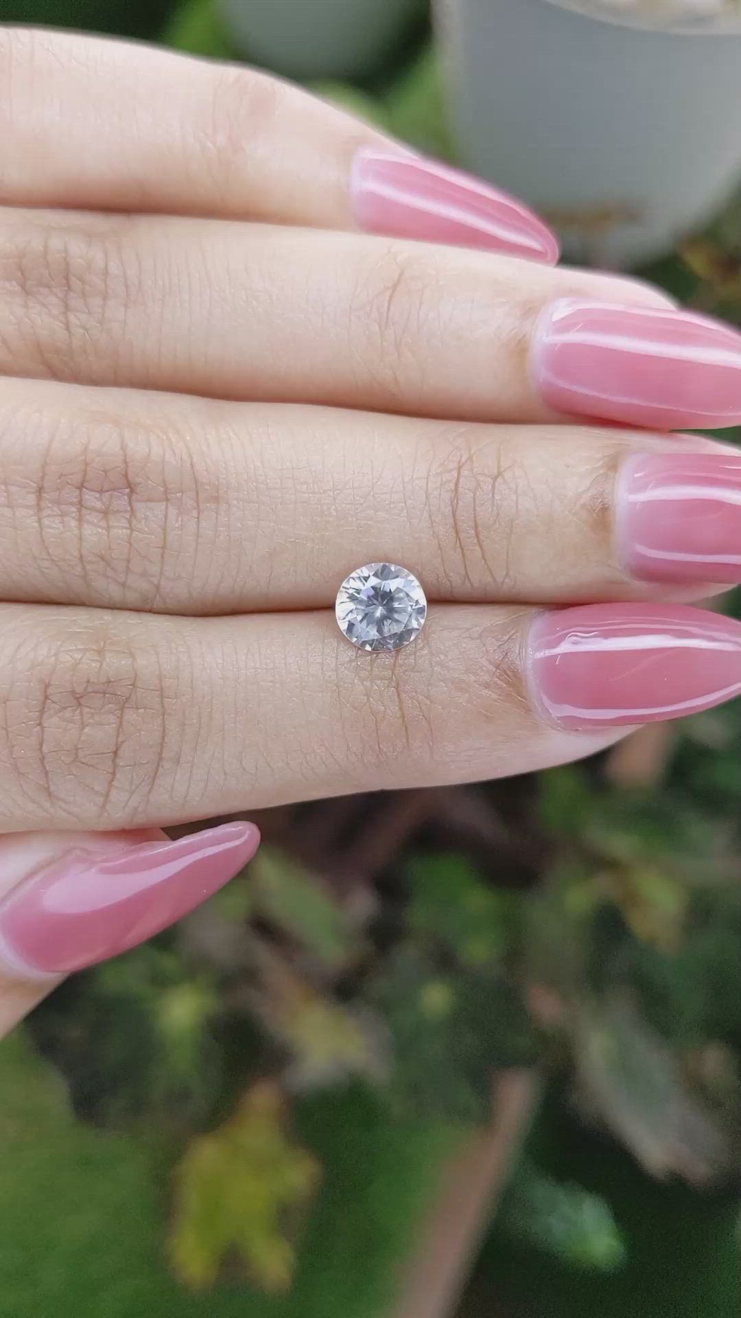 1.41 Ct. Zircon from Ceylon (Sri Lanka) Size Video