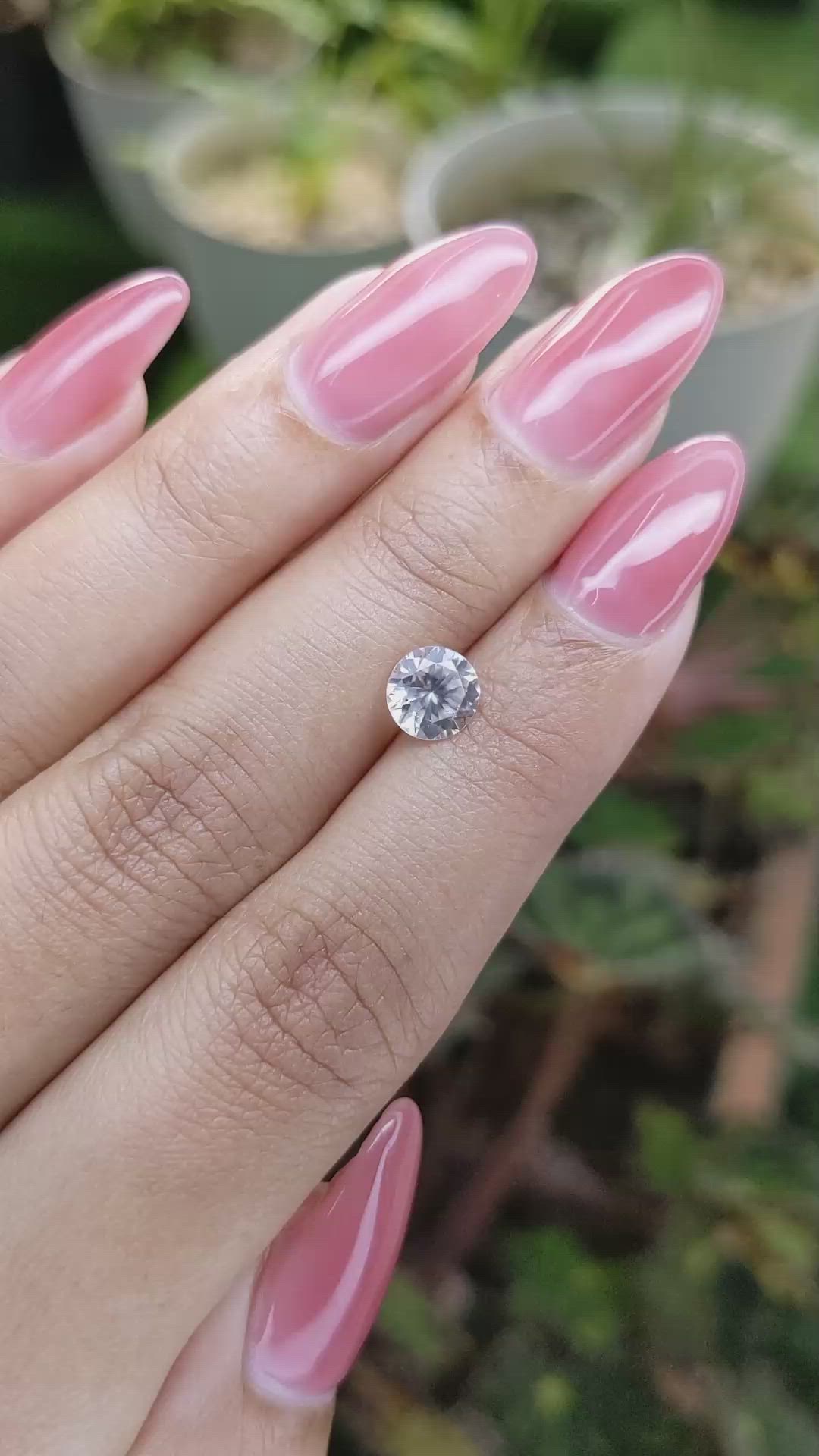 1.41 Ct. Zircon from Ceylon (Sri Lanka) Size Video