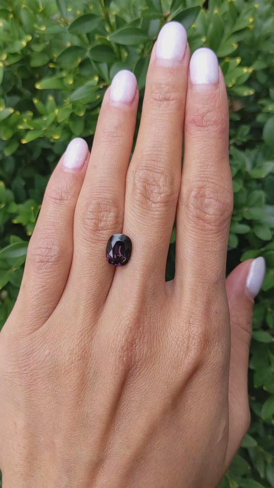 2.89 Ct. Spinel from Ceylon (Sri Lanka) Size Video