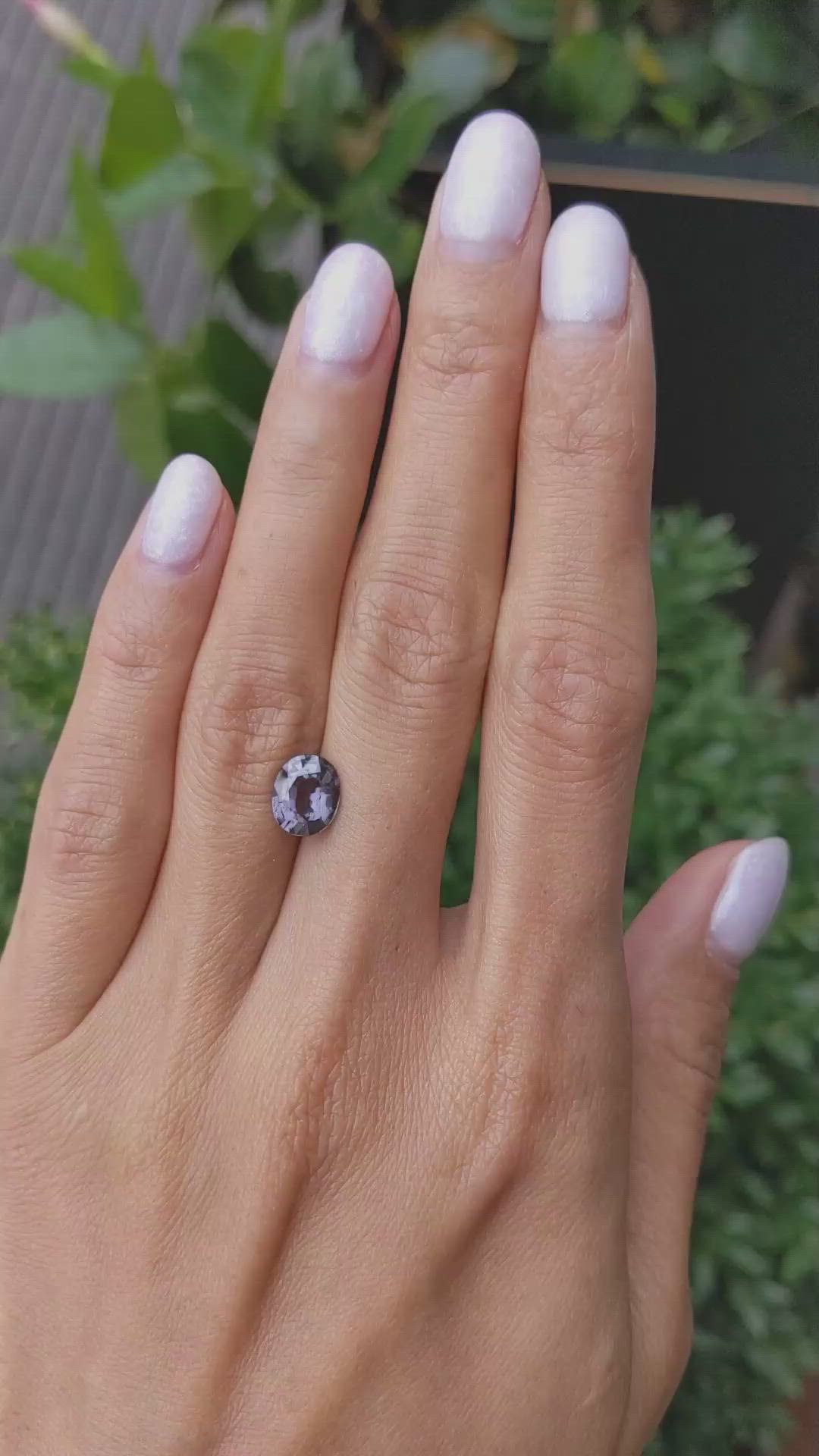 1.87 Ct. Spinel from Ceylon (Sri Lanka) Size Video