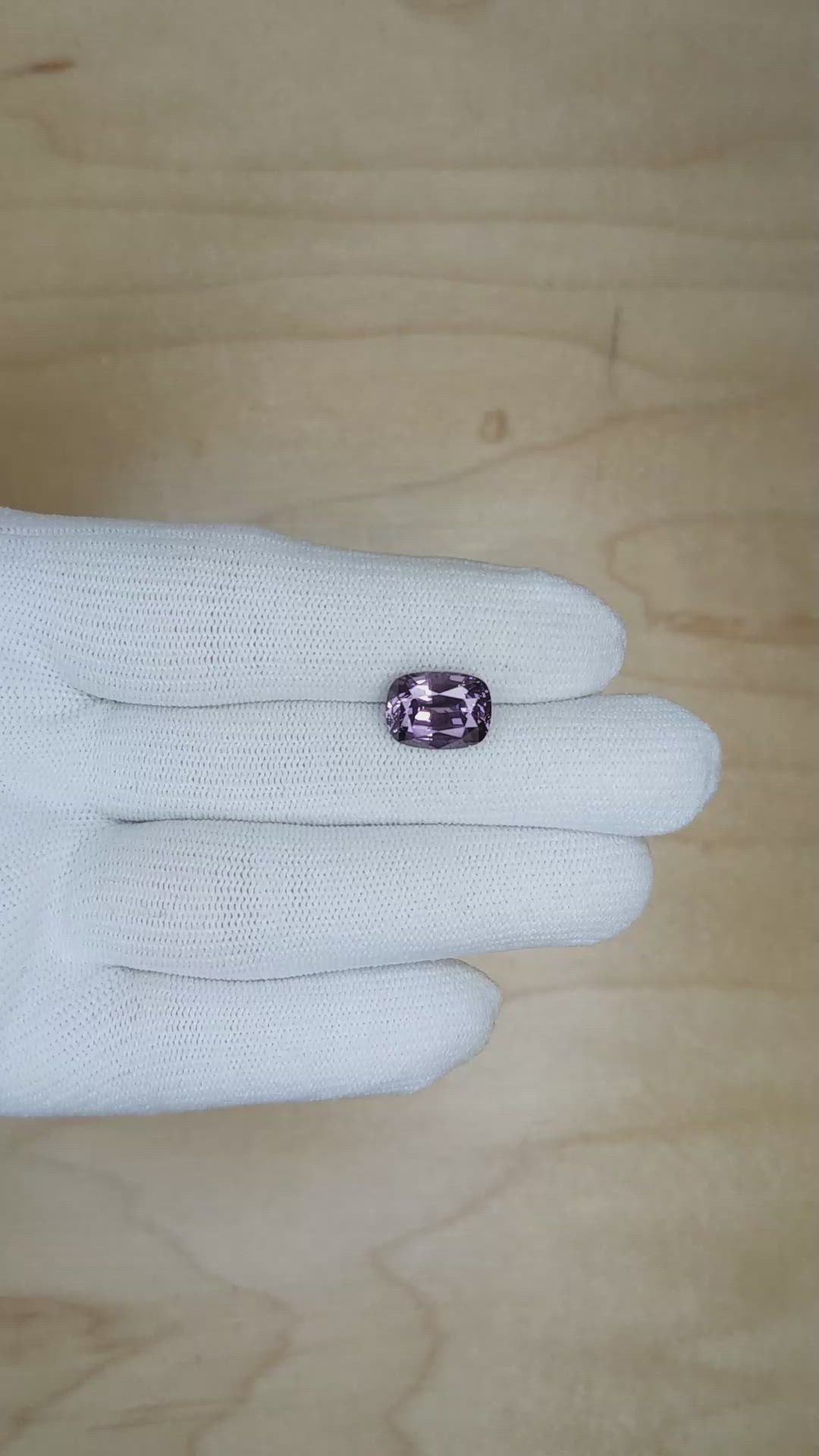 5.62 Ct. Spinel from Ceylon (Sri Lanka) Size Video