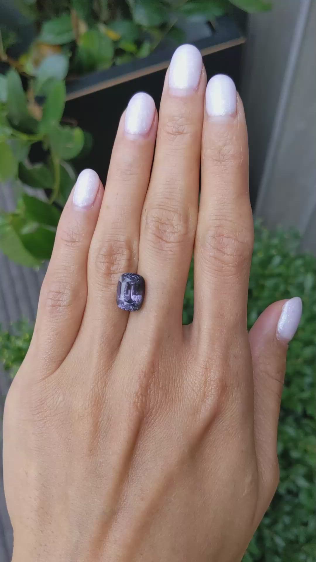 5.62 Ct. Spinel from Ceylon (Sri Lanka) Size Video