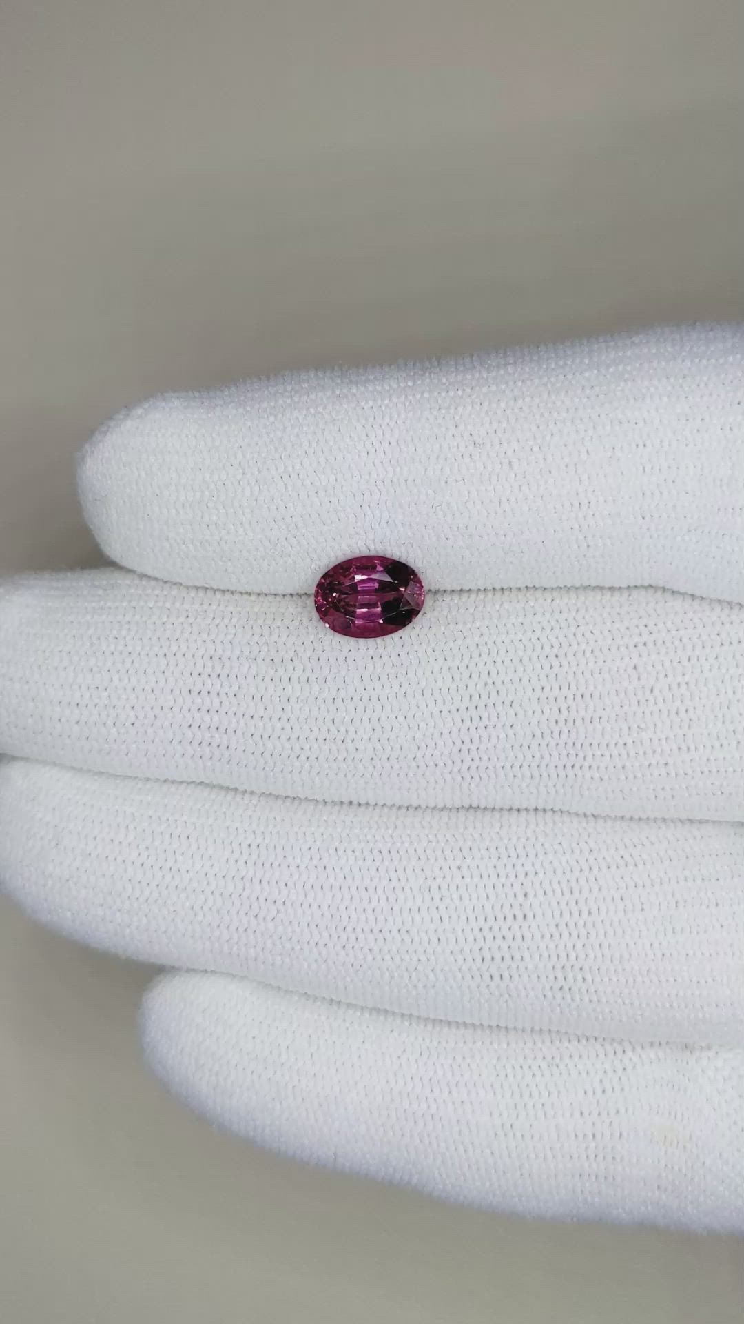 1.91 Ct. Garnet from Ceylon (Sri Lanka) Size Video