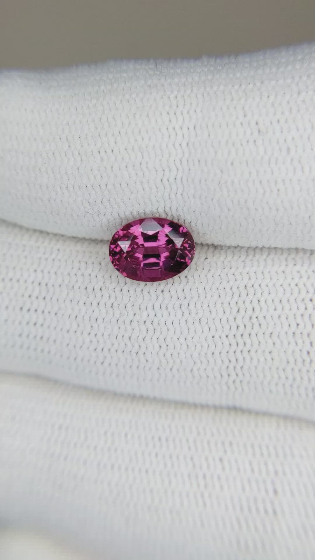 1.91 Ct. Garnet from Ceylon (Sri Lanka) Size Video