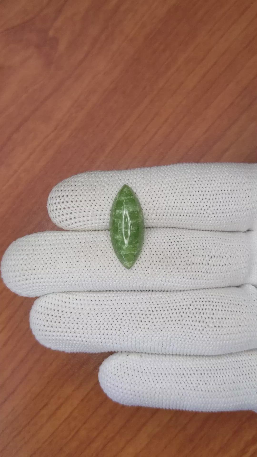 6.21 Ct. Cabochon Jade from Burma (Myanmar) Size Video