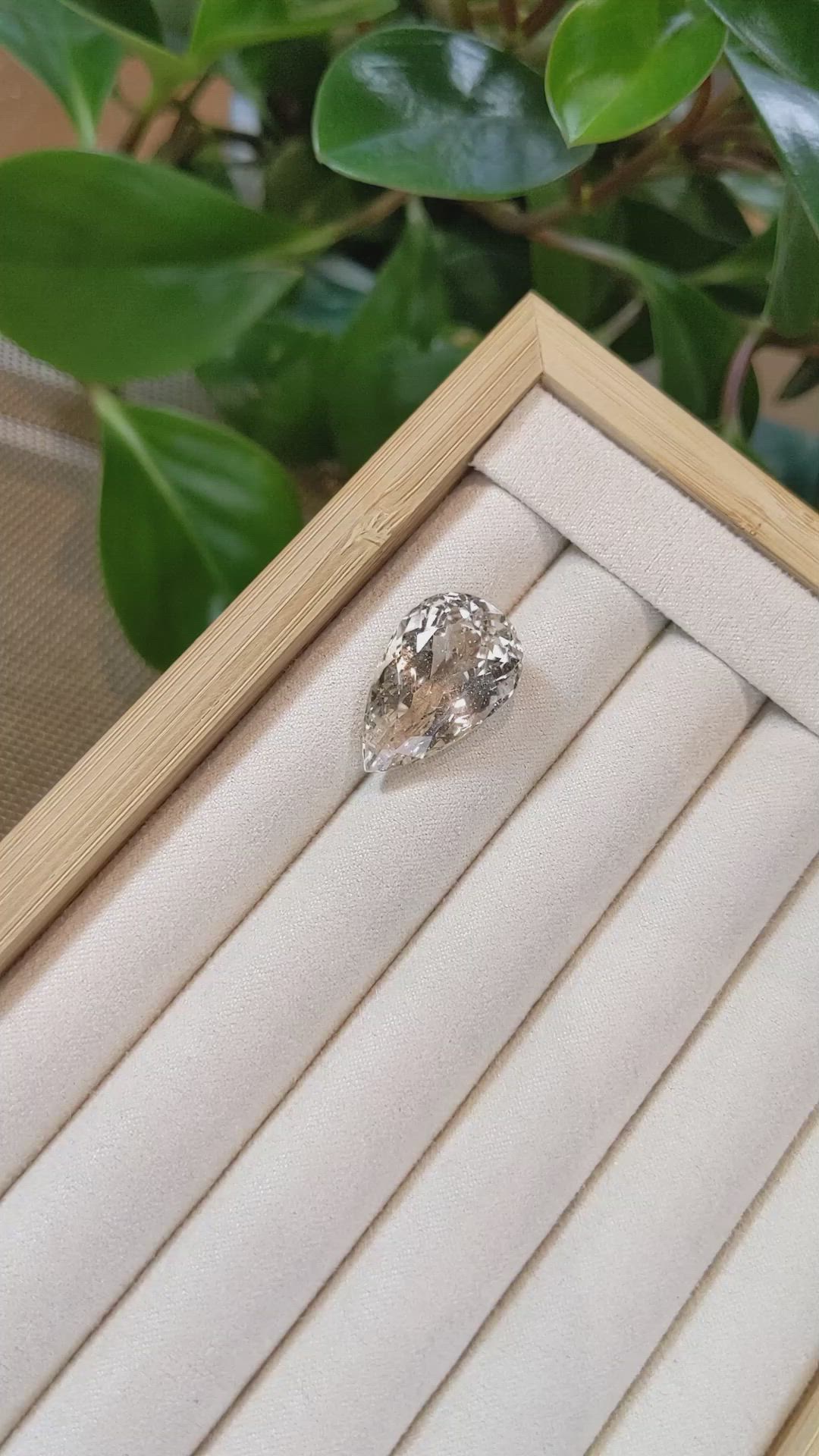 27.46 Ct. Morganite from Brazil Size Video