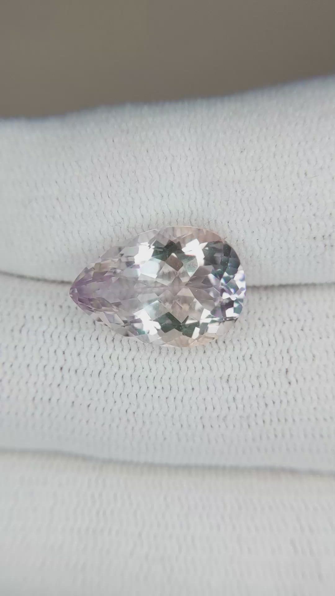 6.09 Ct. Morganite from Brazil Size Video