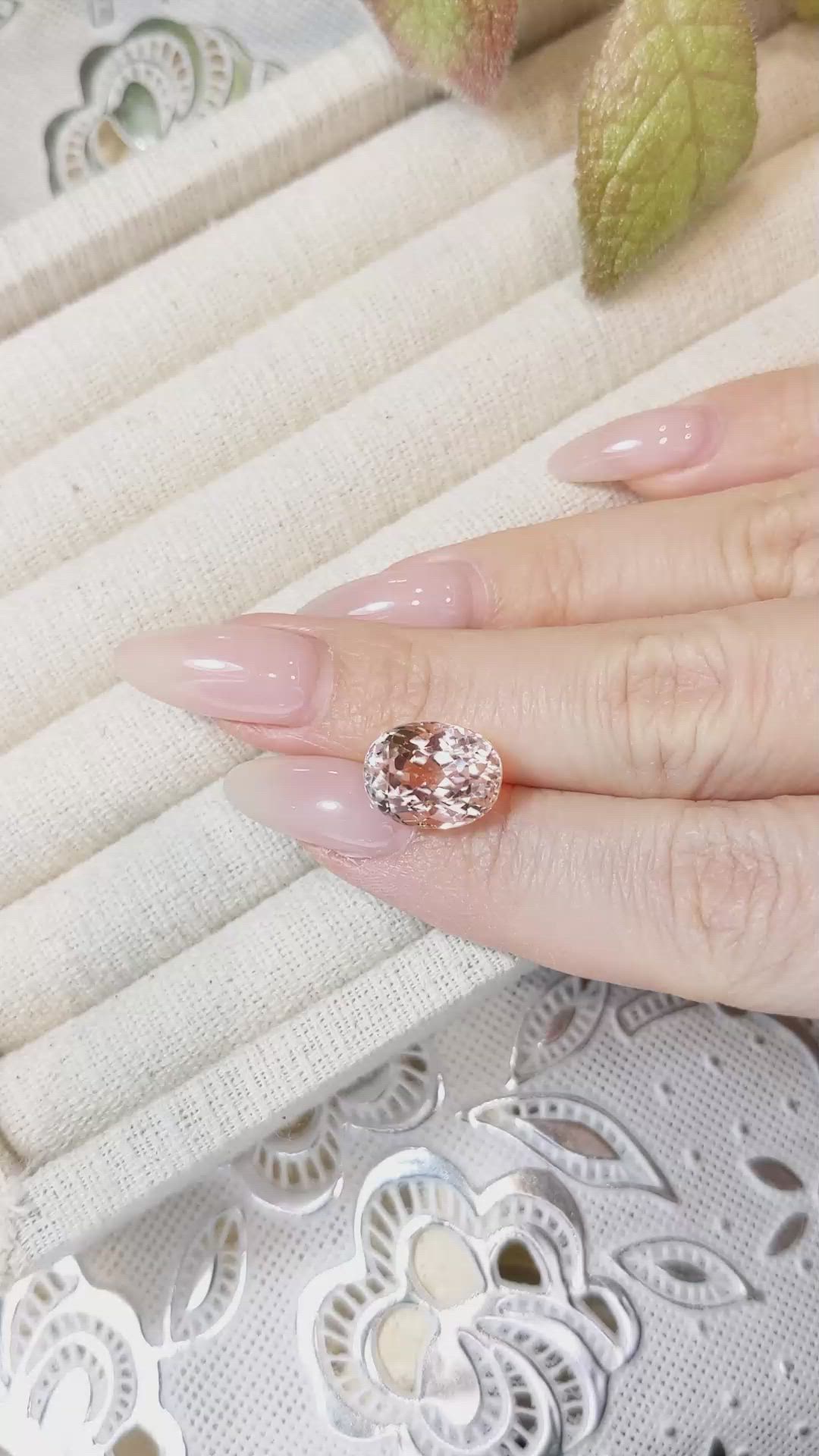 7.99 Ct. Kunzite from Afghanistan Size Video