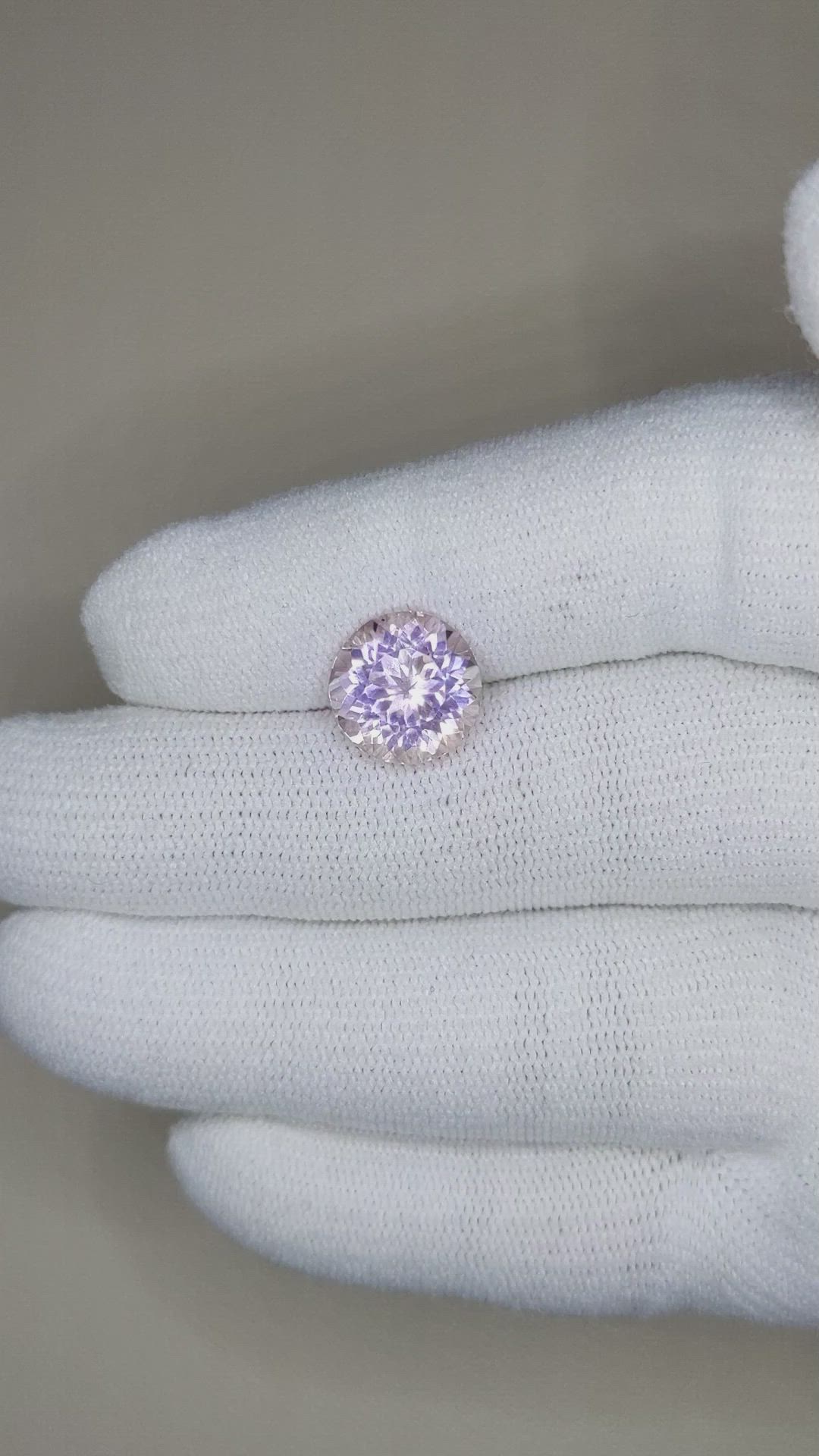 4.00 Ct. Morganite from Brazil Size Video