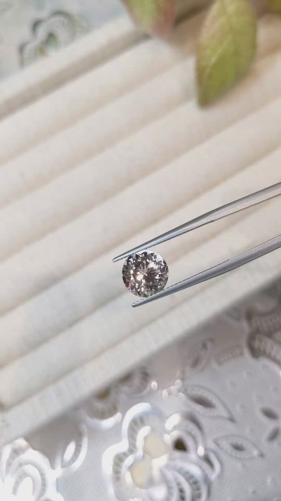 4.00 Ct. Morganite from Brazil Size Video