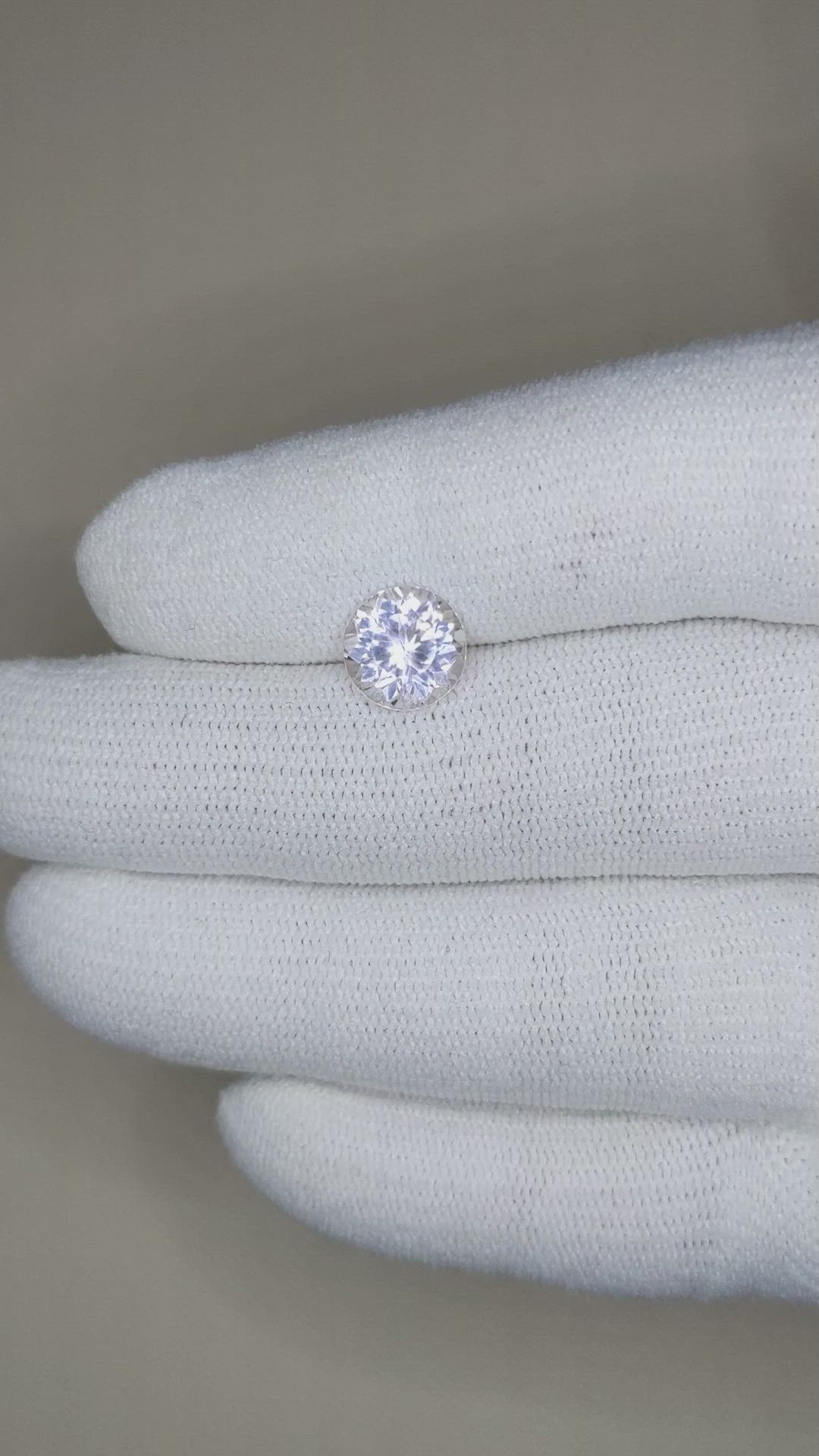 2.05 Ct. Morganite from Brazil Size Video