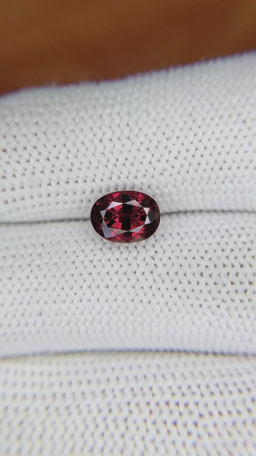 2.22 Ct. Garnet from Ceylon (Sri Lanka) Size Video