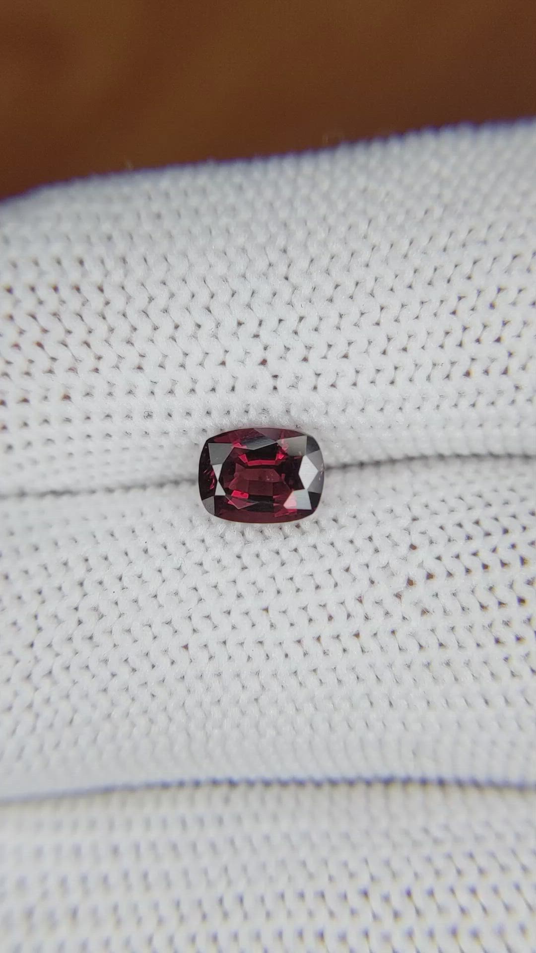 1.15 Ct. Garnet from Ceylon (Sri Lanka) Size Video