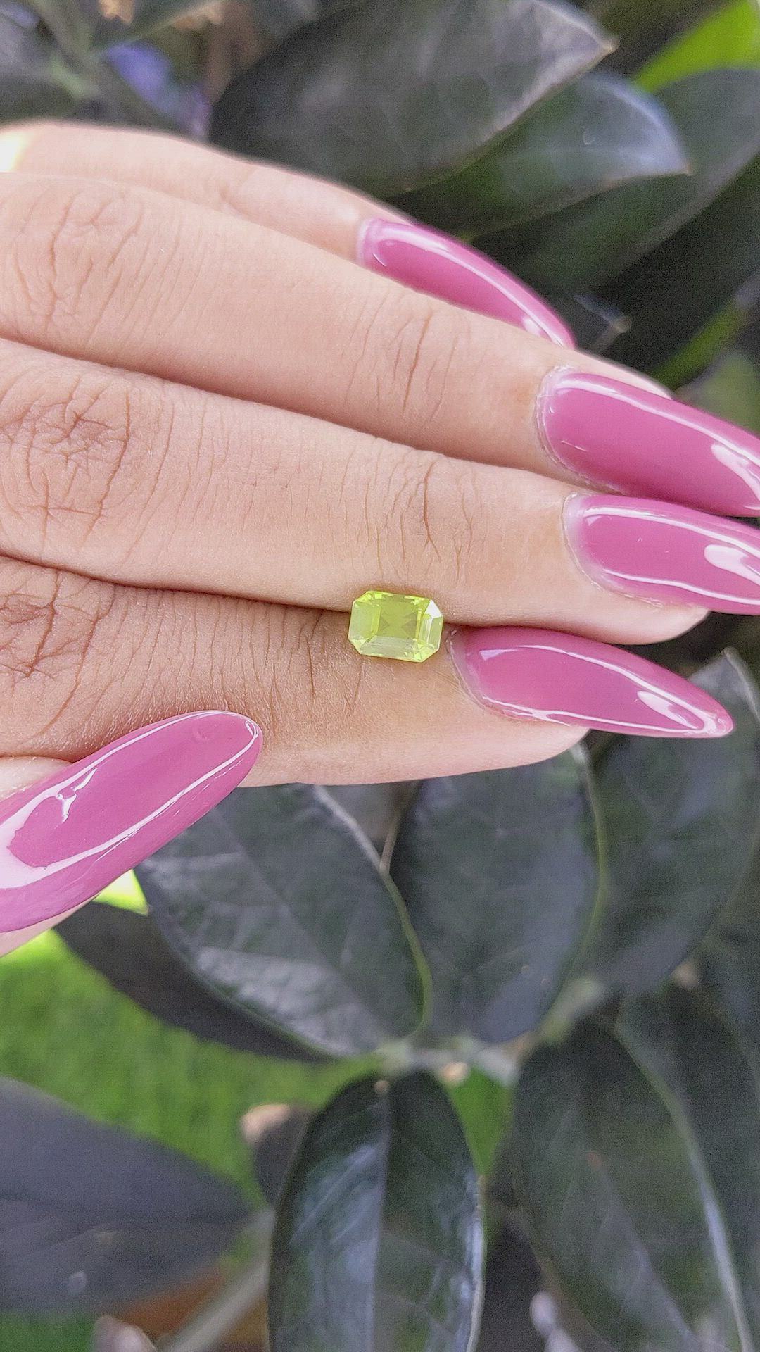 1.00 Ct. Chrysoberyl from Ceylon (Sri Lanka) Size Video