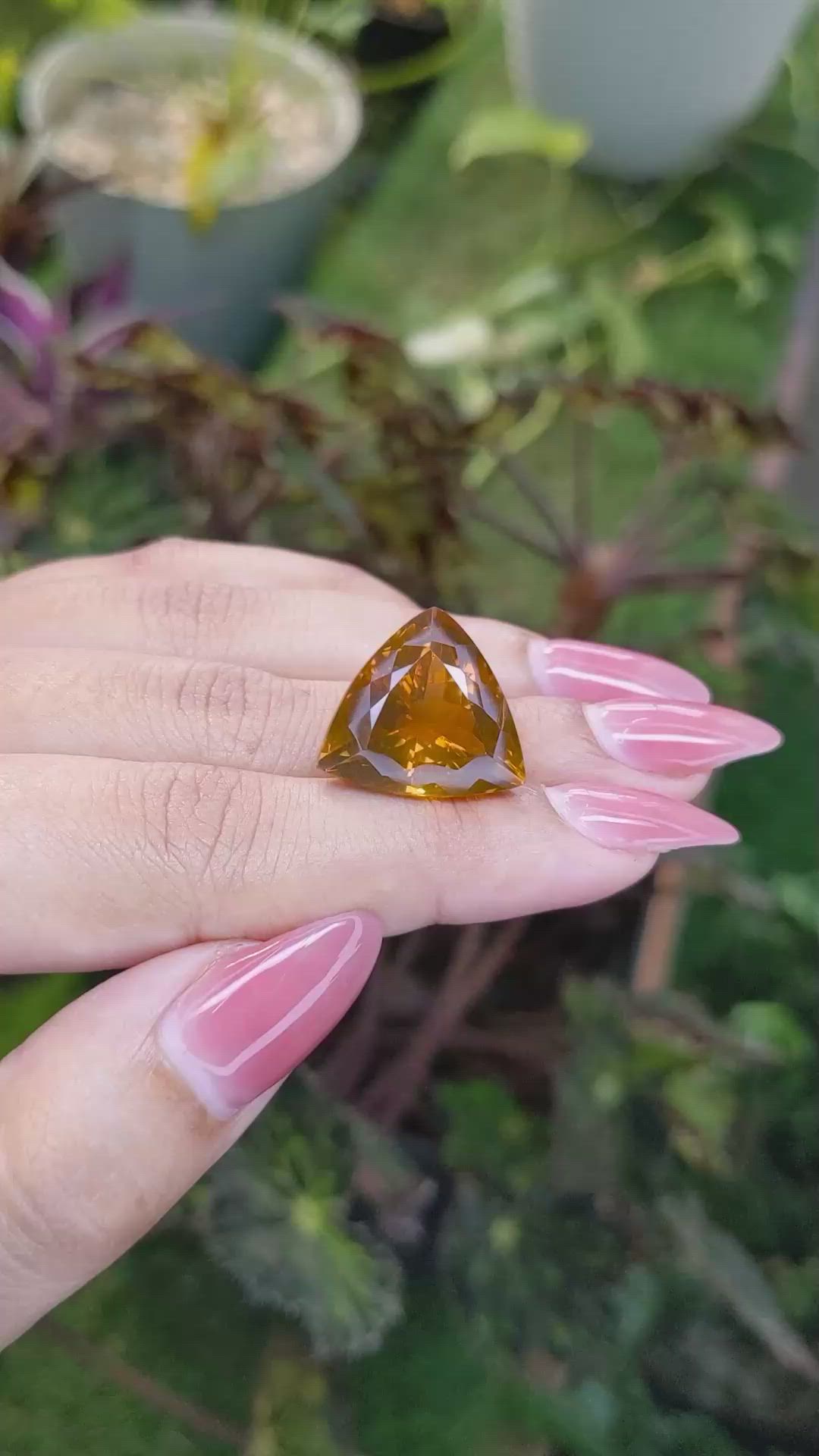 19.88 Ct. Citrine from Brazil Size Video