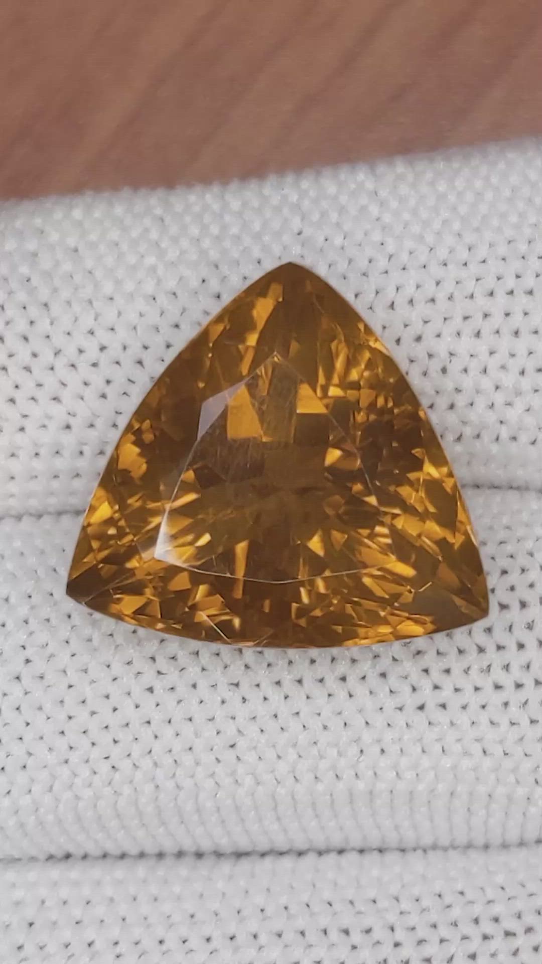 19.88 Ct. Citrine from Brazil Size Video