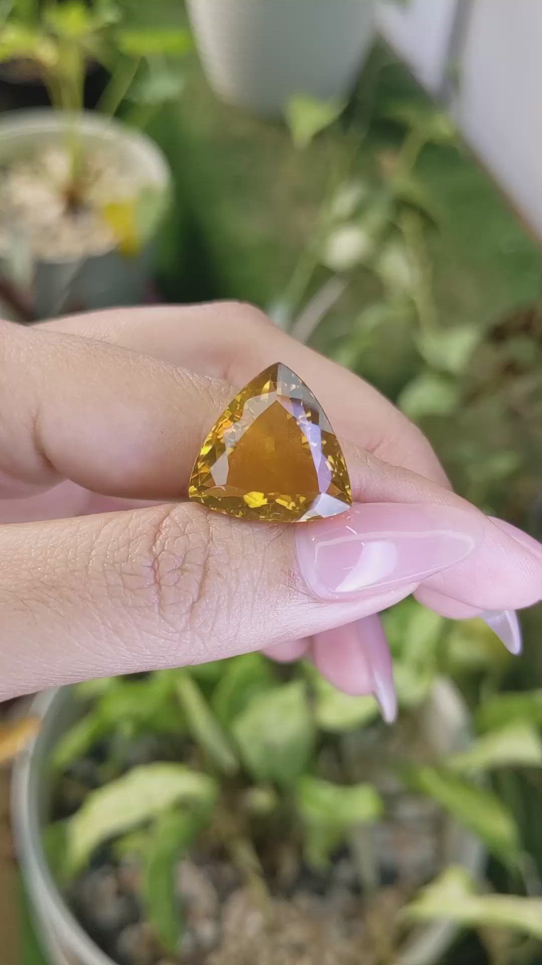 18.27 Ct. Citrine from Brazil Size Video