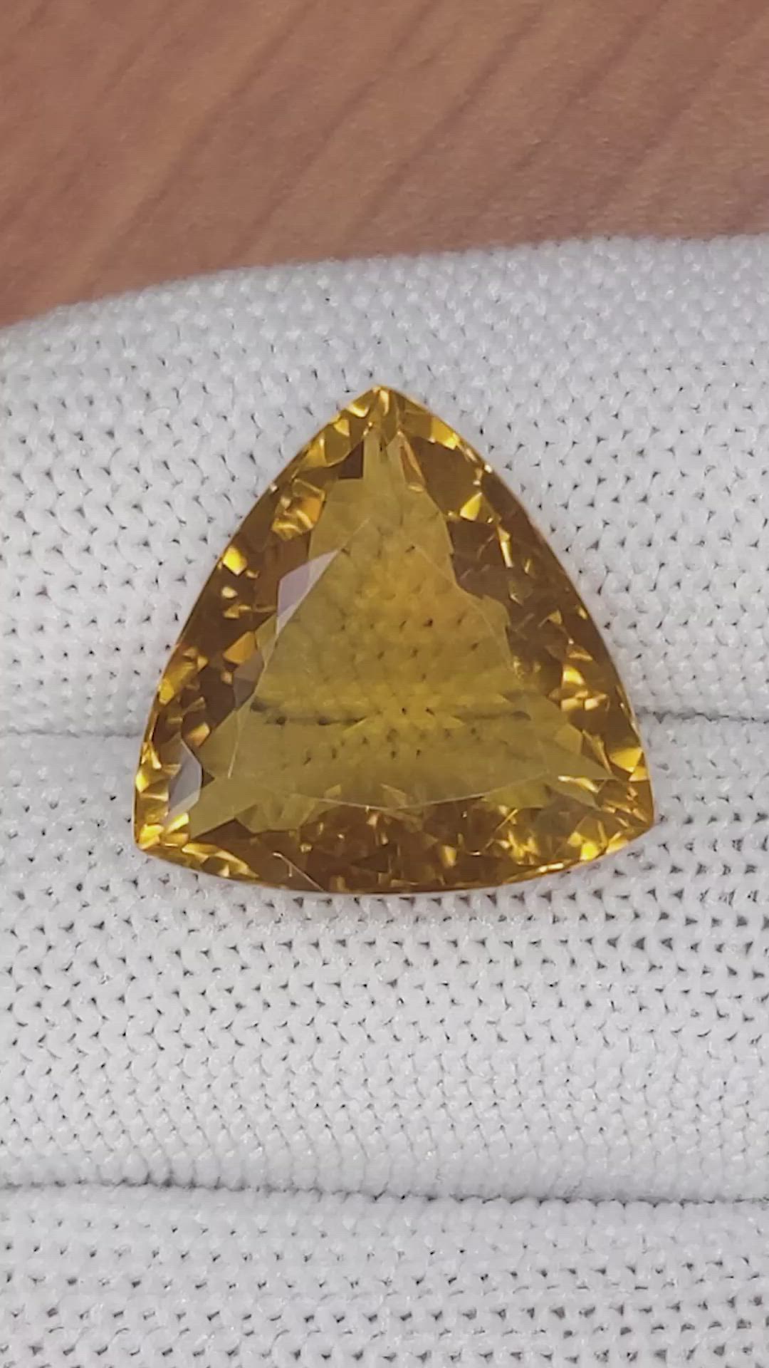 18.27 Ct. Citrine from Brazil Size Video