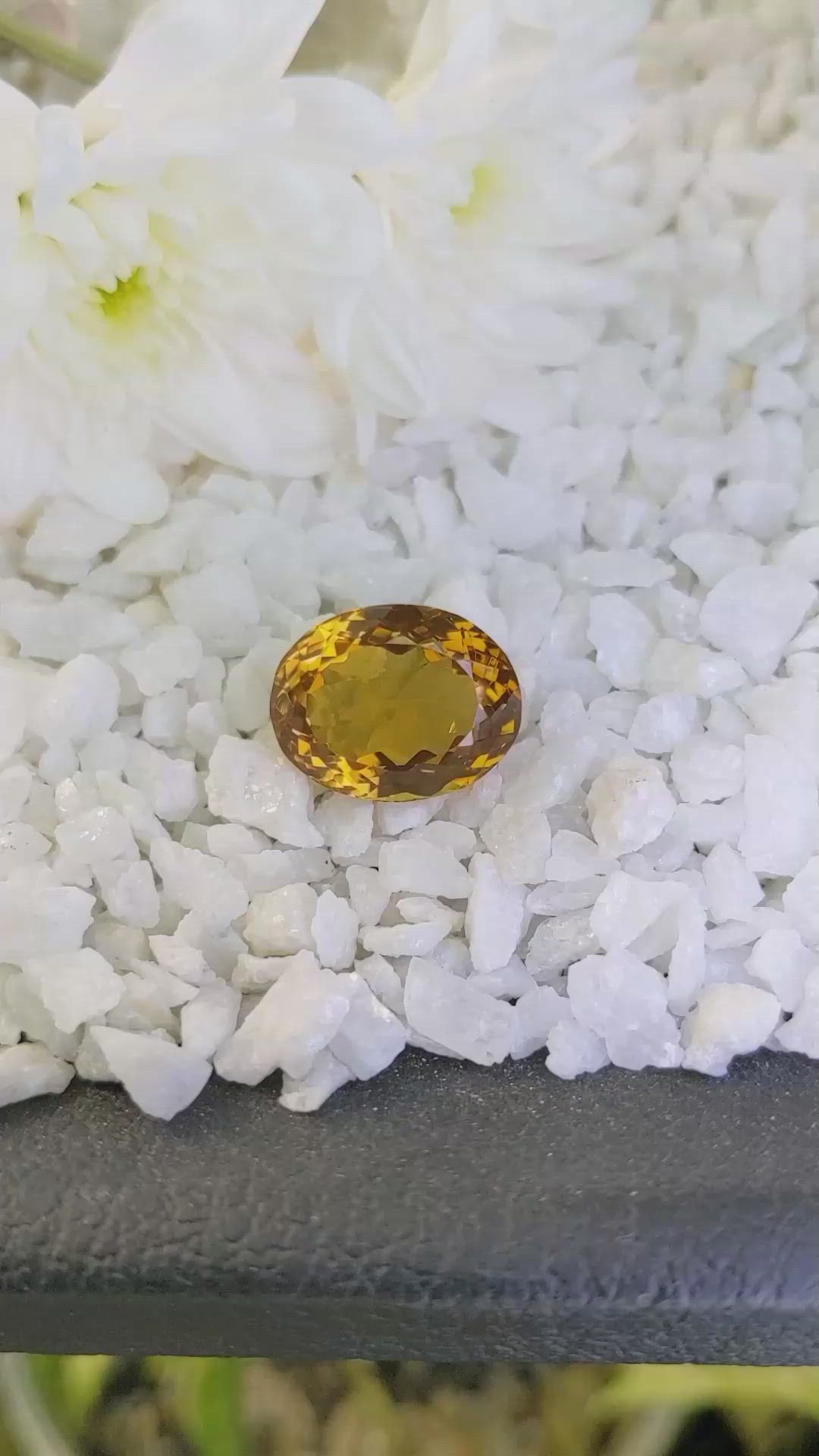 19.03 Ct. Citrine from Brazil Size Video