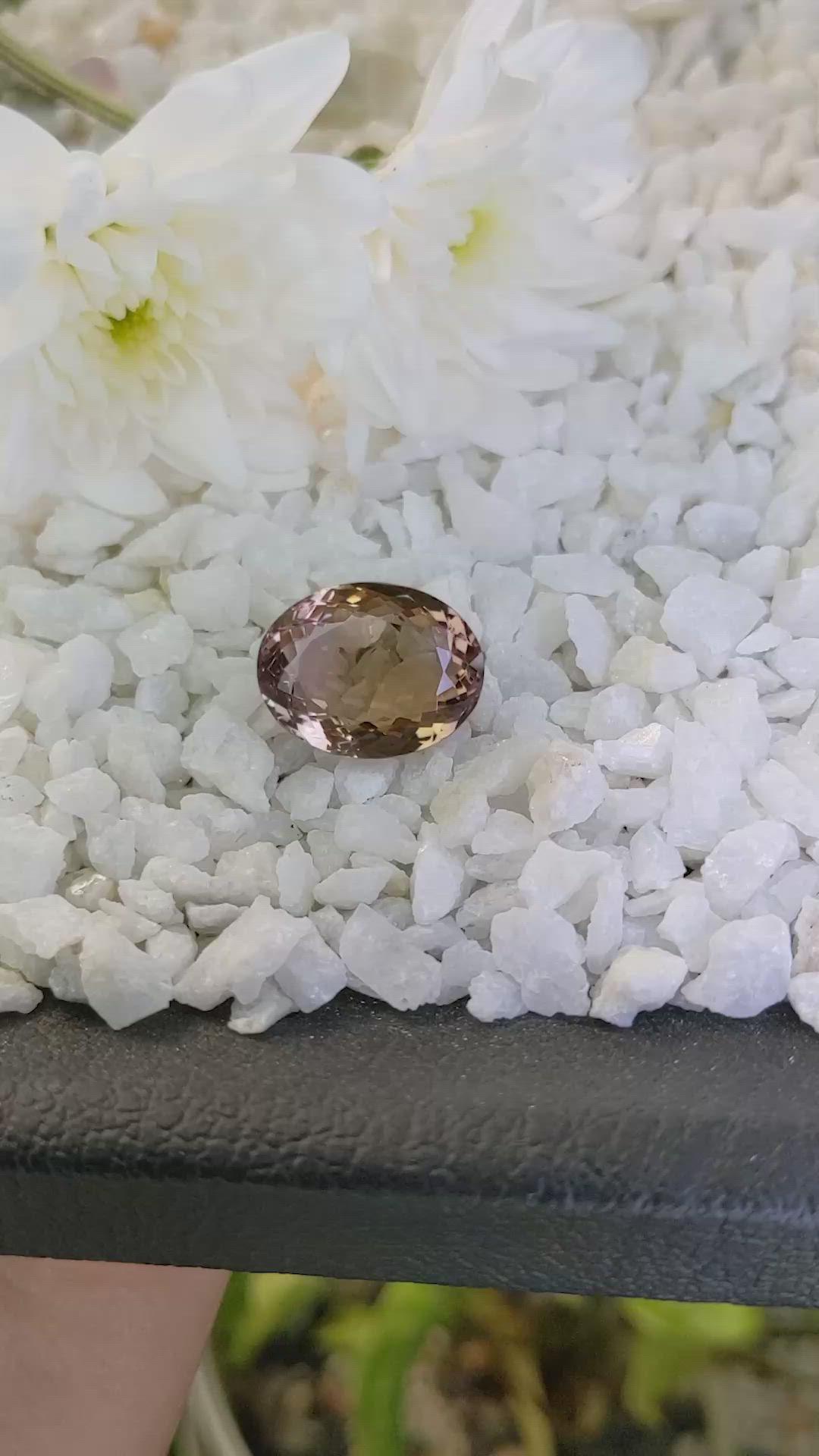 16.93 Ct. Ametrine from Madagascar Size Video