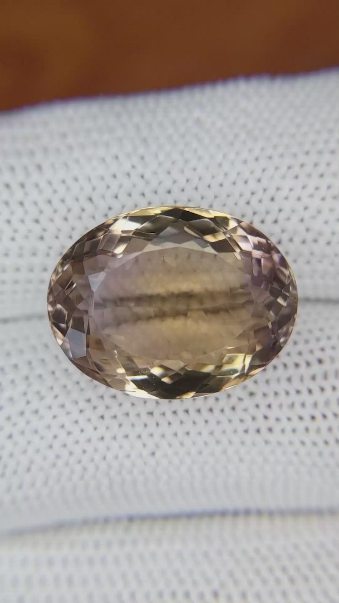 16.93 Ct. Ametrine from Madagascar Size Video