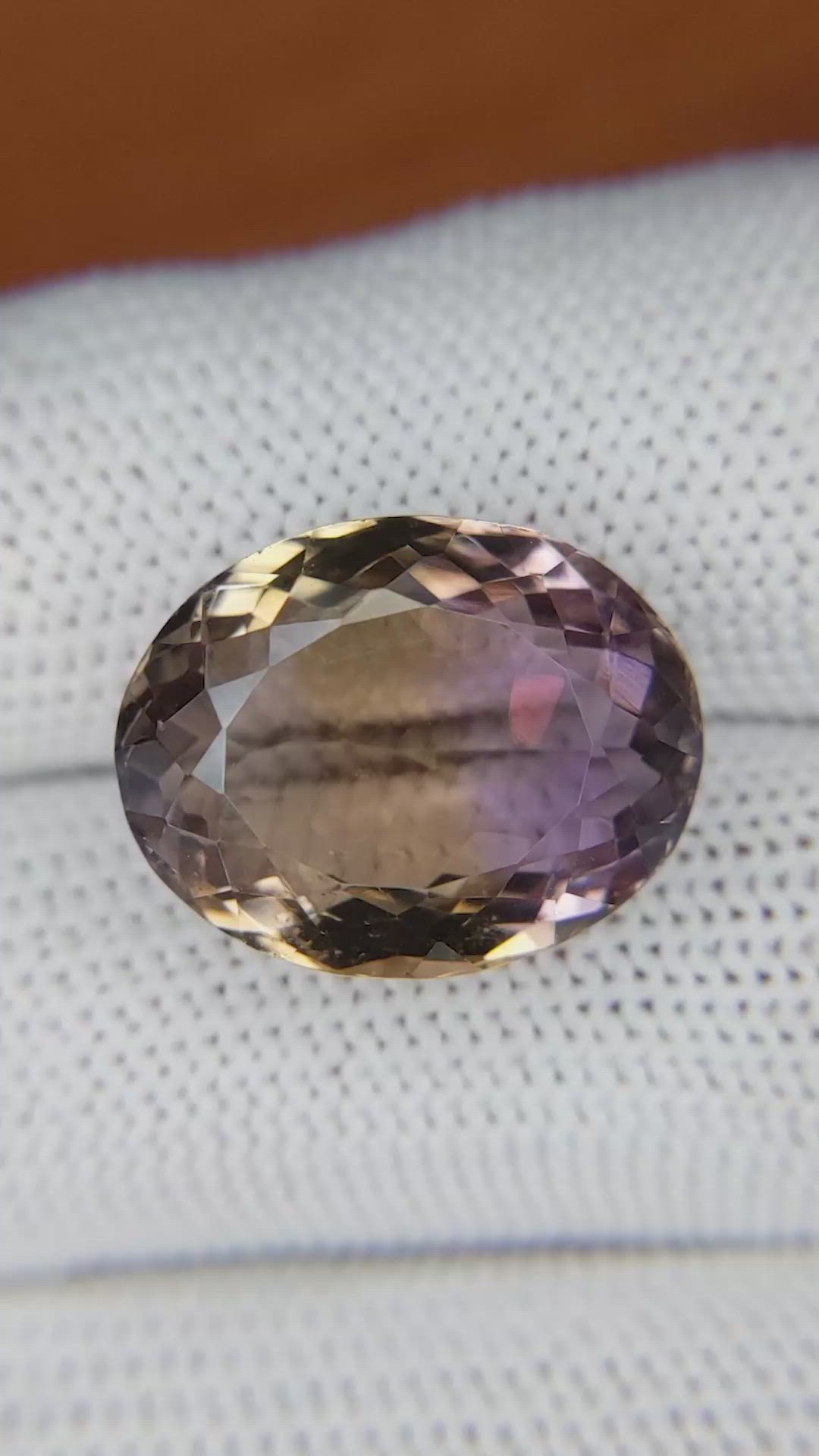 15.29 Ct. Ametrine from Madagascar Size Video