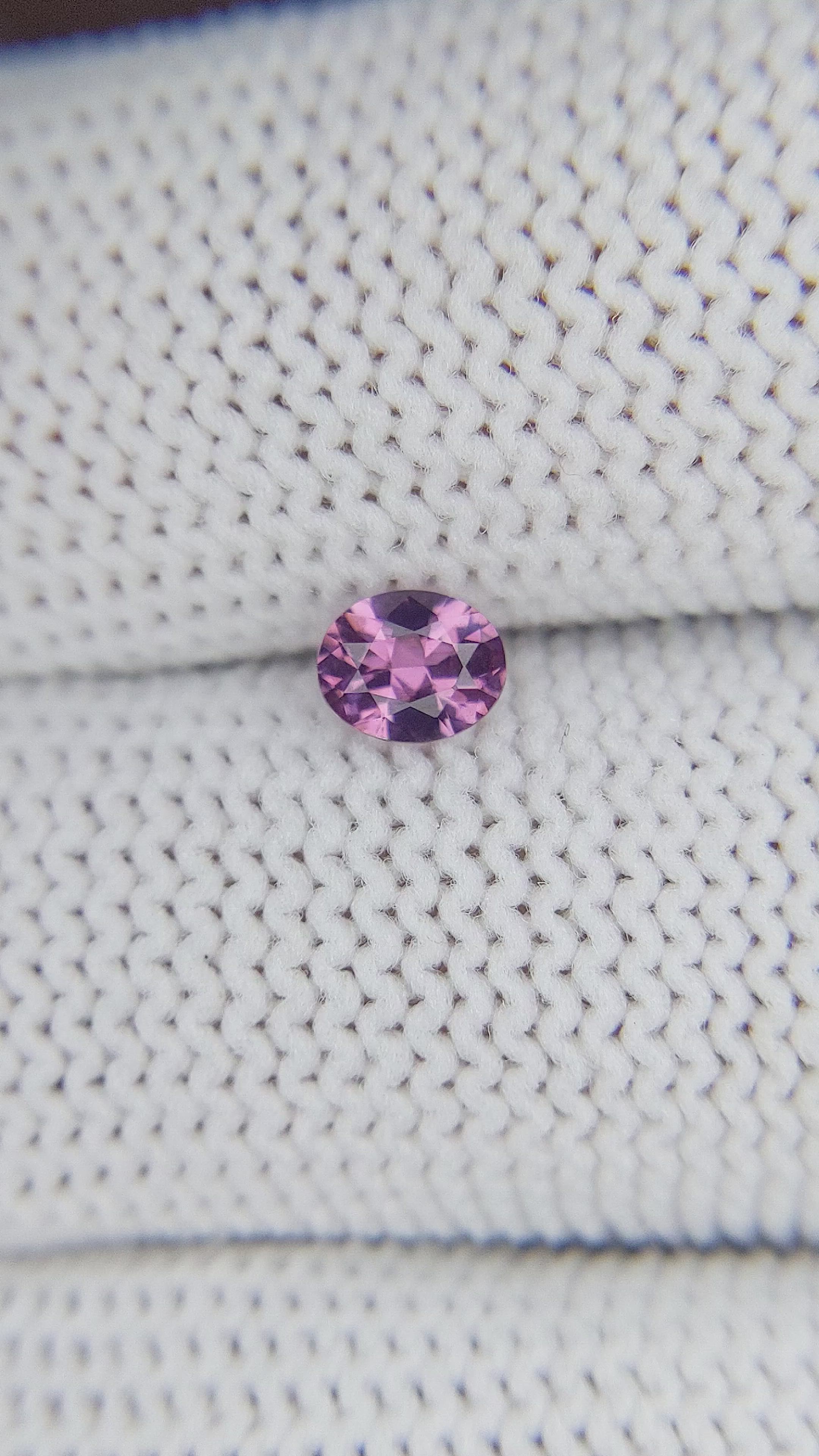 0.38 Ct. Spinel from Ceylon (Sri Lanka) Size Video