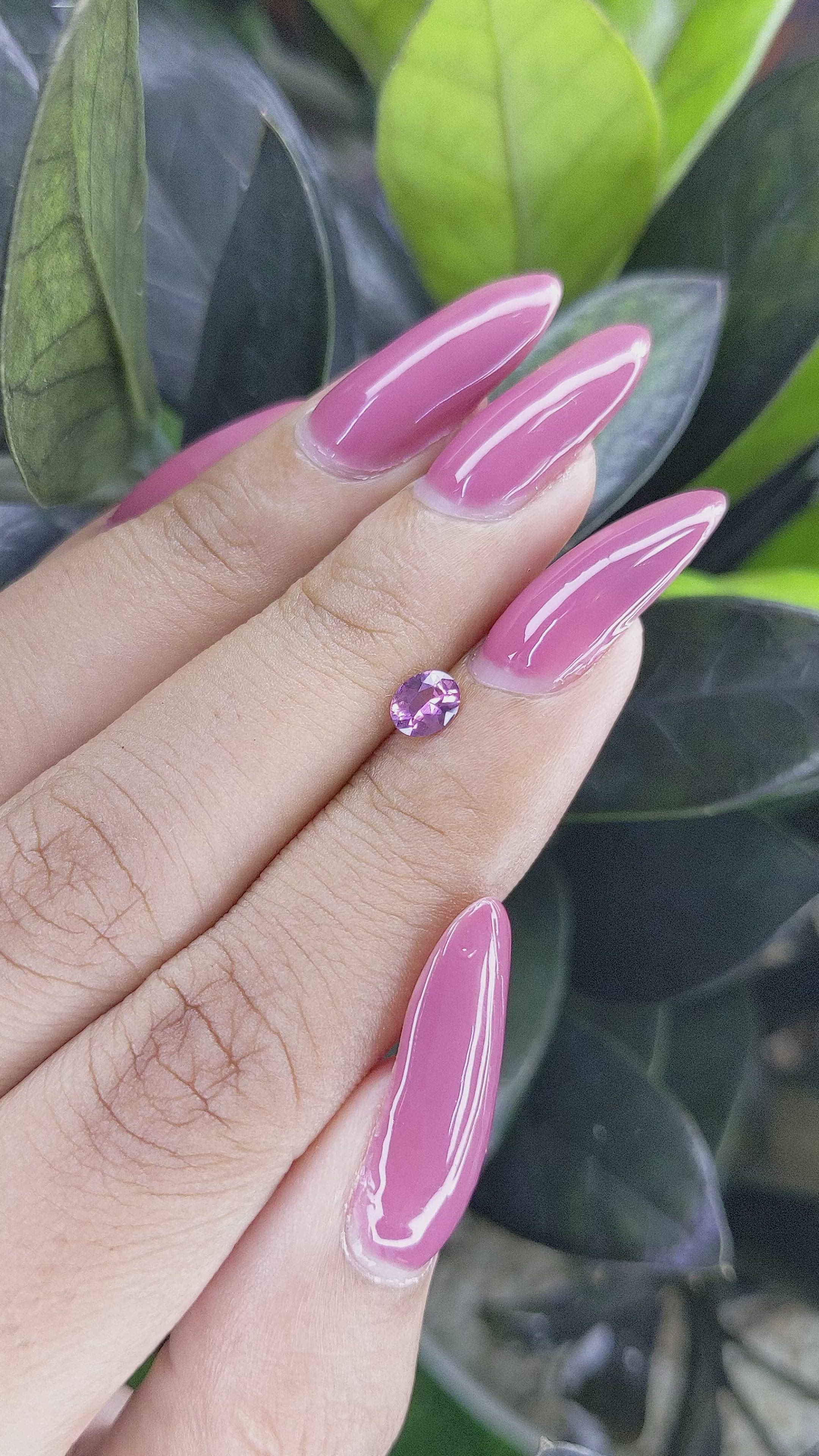 0.38 Ct. Spinel from Ceylon (Sri Lanka) Size Video