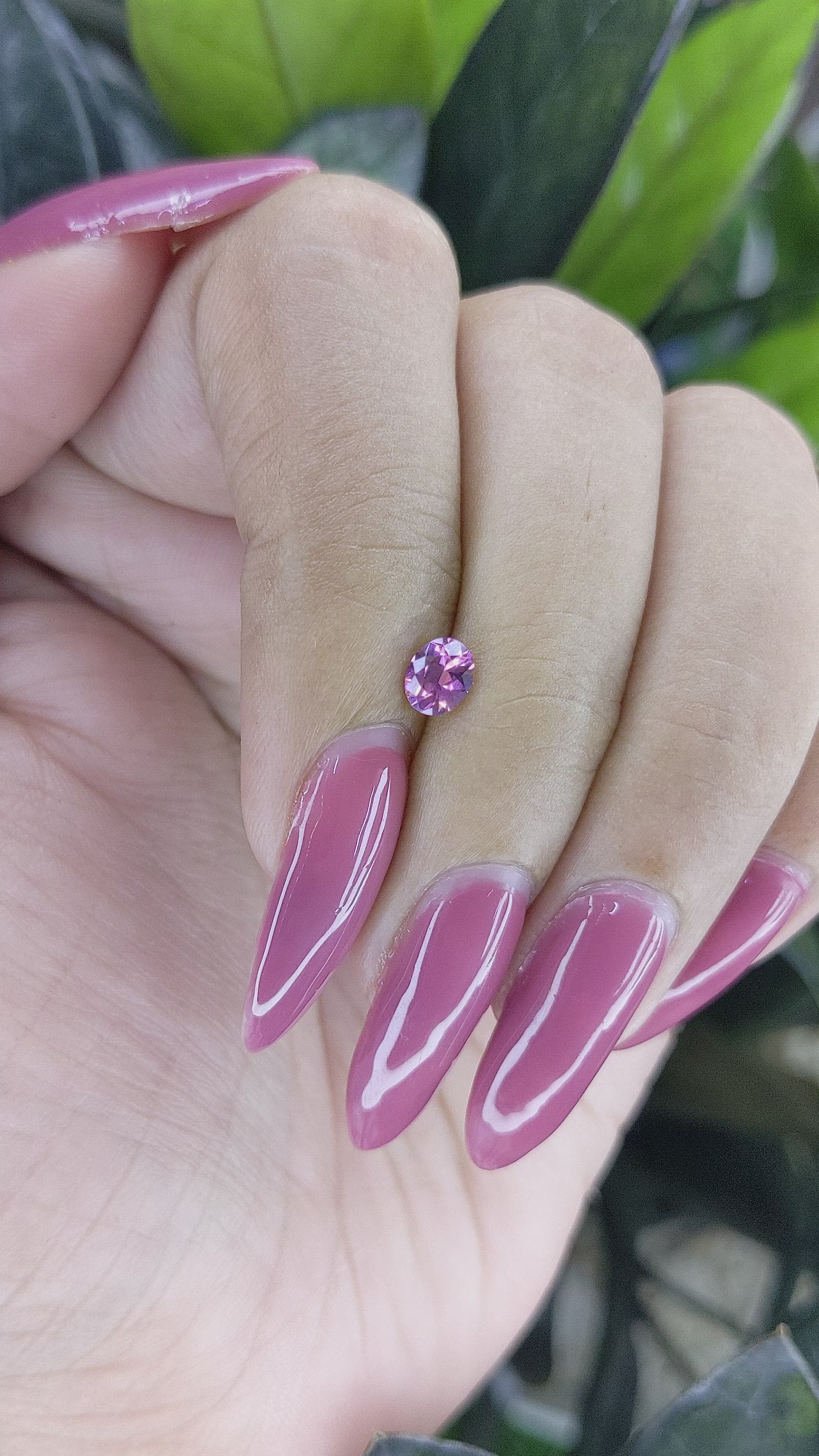 0.38 Ct. Spinel from Ceylon (Sri Lanka) Size Video