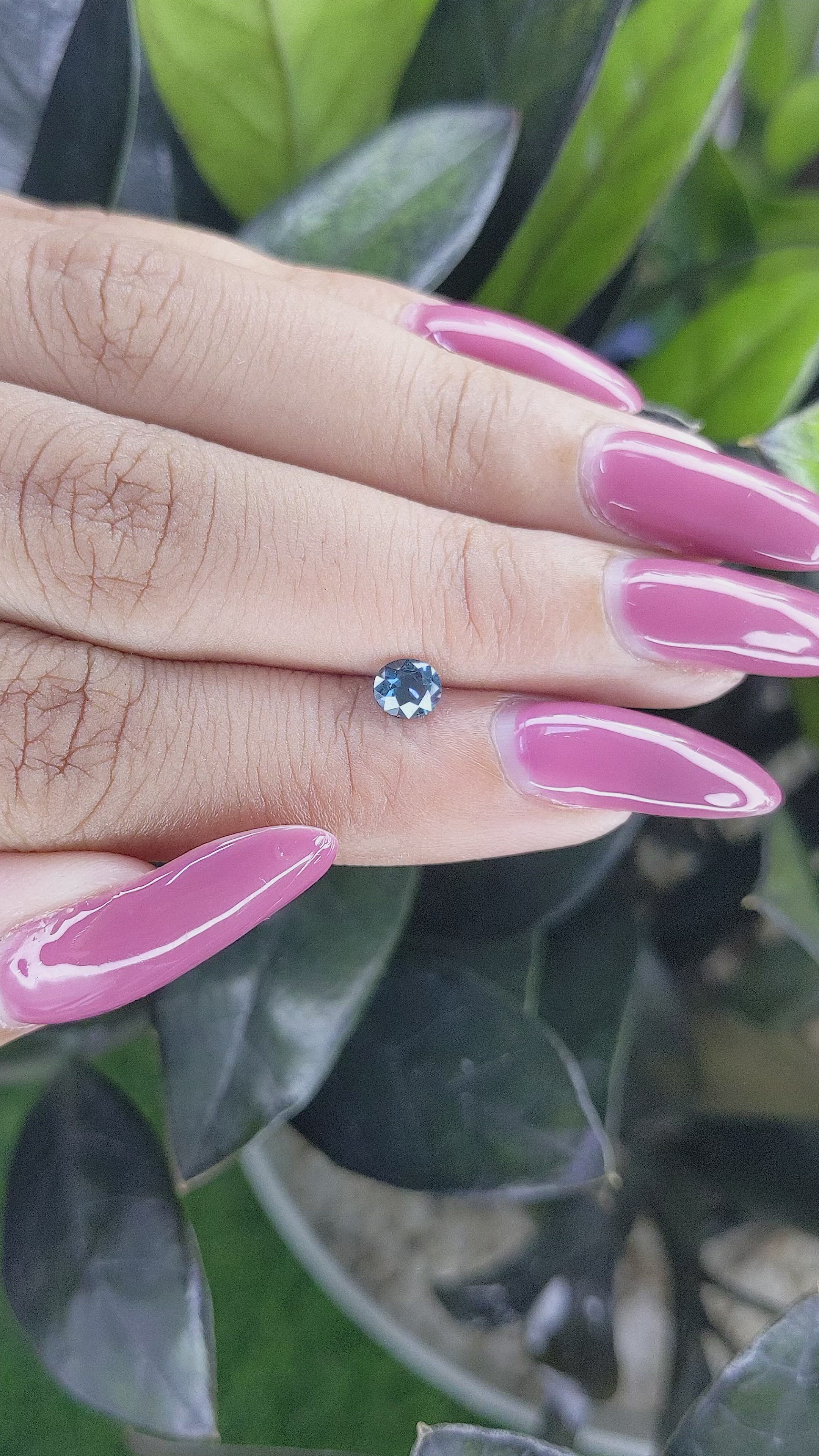 0.44 Ct. Spinel from Ceylon (Sri Lanka) Size Video