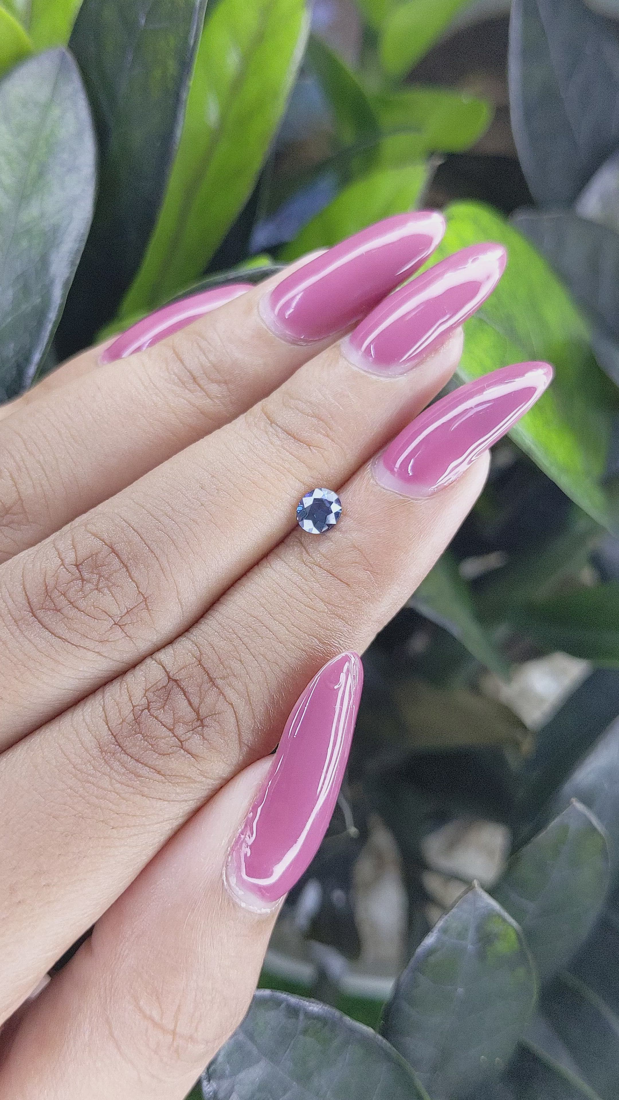 0.44 Ct. Spinel from Ceylon (Sri Lanka) Size Video