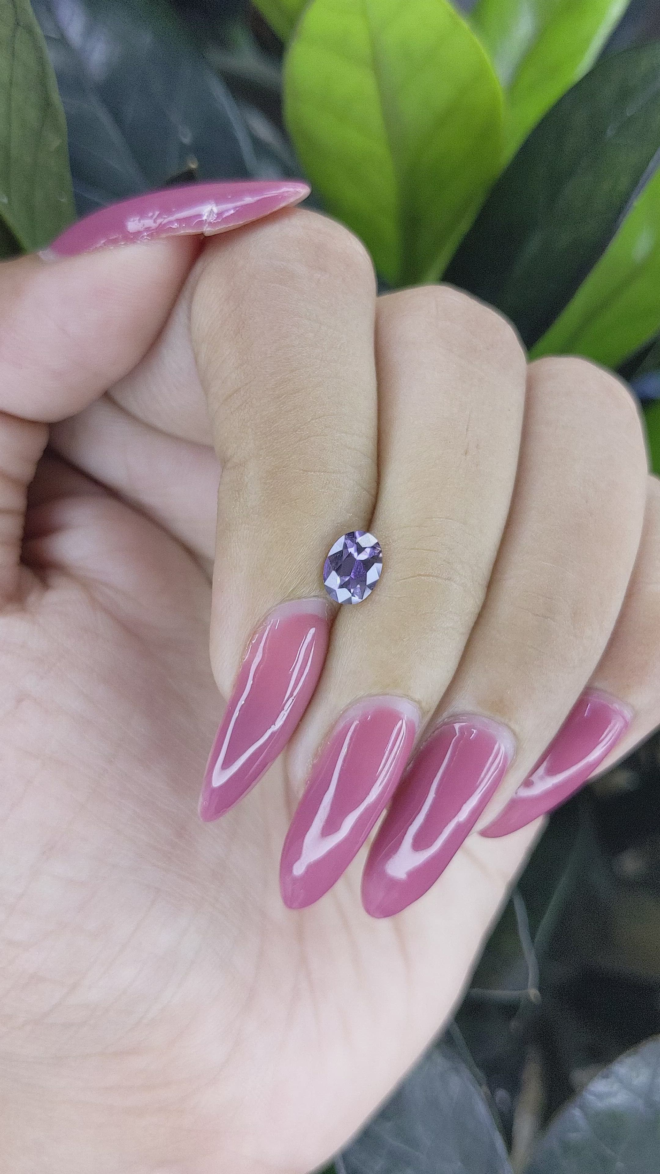 0.75 Ct. Spinel from Ceylon (Sri Lanka) Size Video