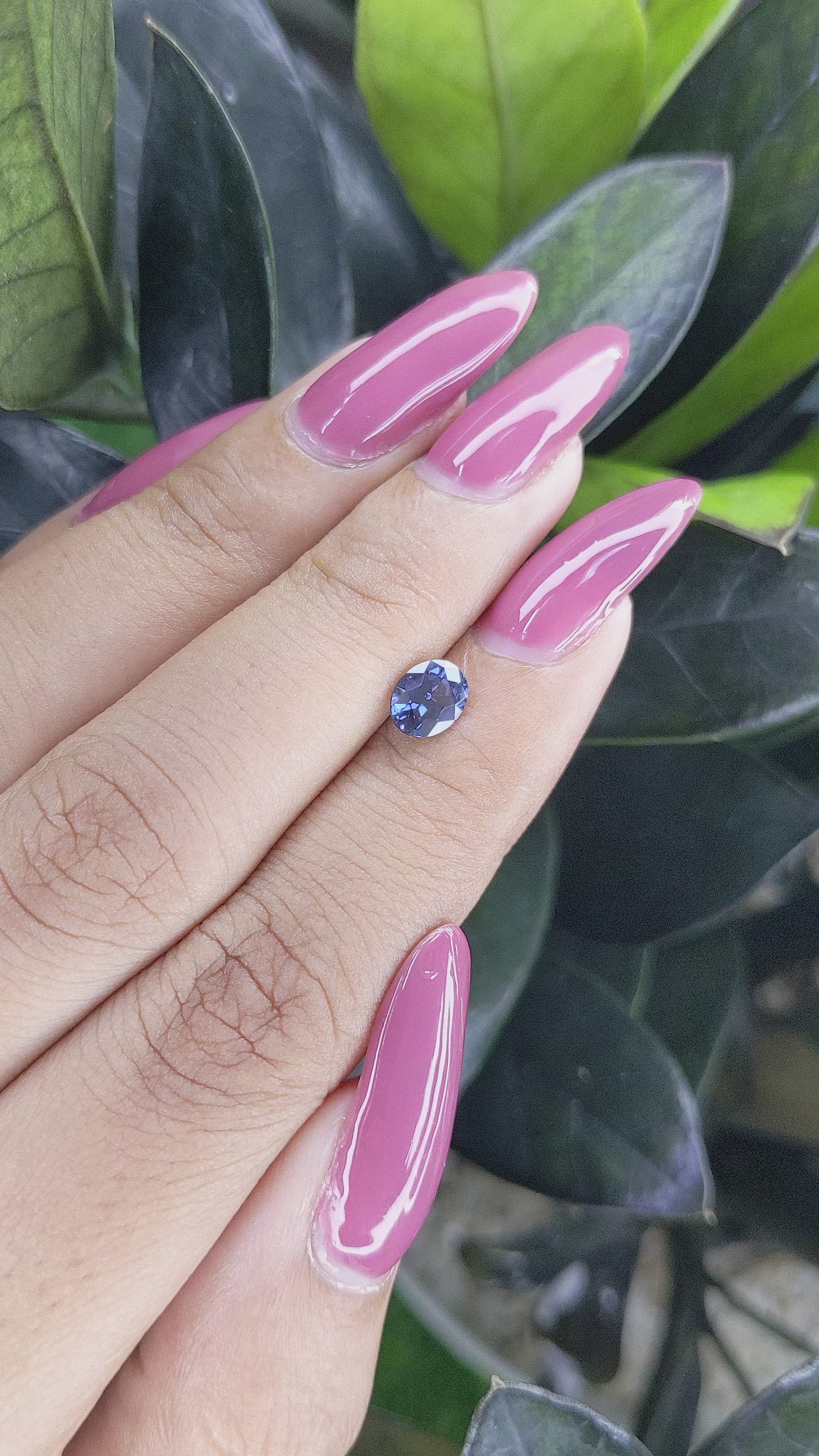 0.85 Ct. Spinel from Ceylon (Sri Lanka) Size Video