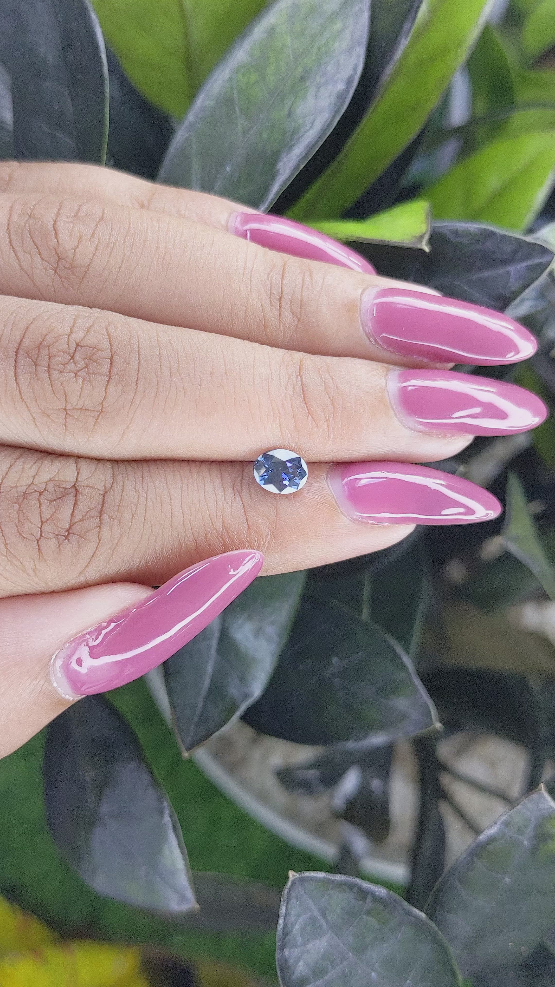 0.85 Ct. Spinel from Ceylon (Sri Lanka) Size Video