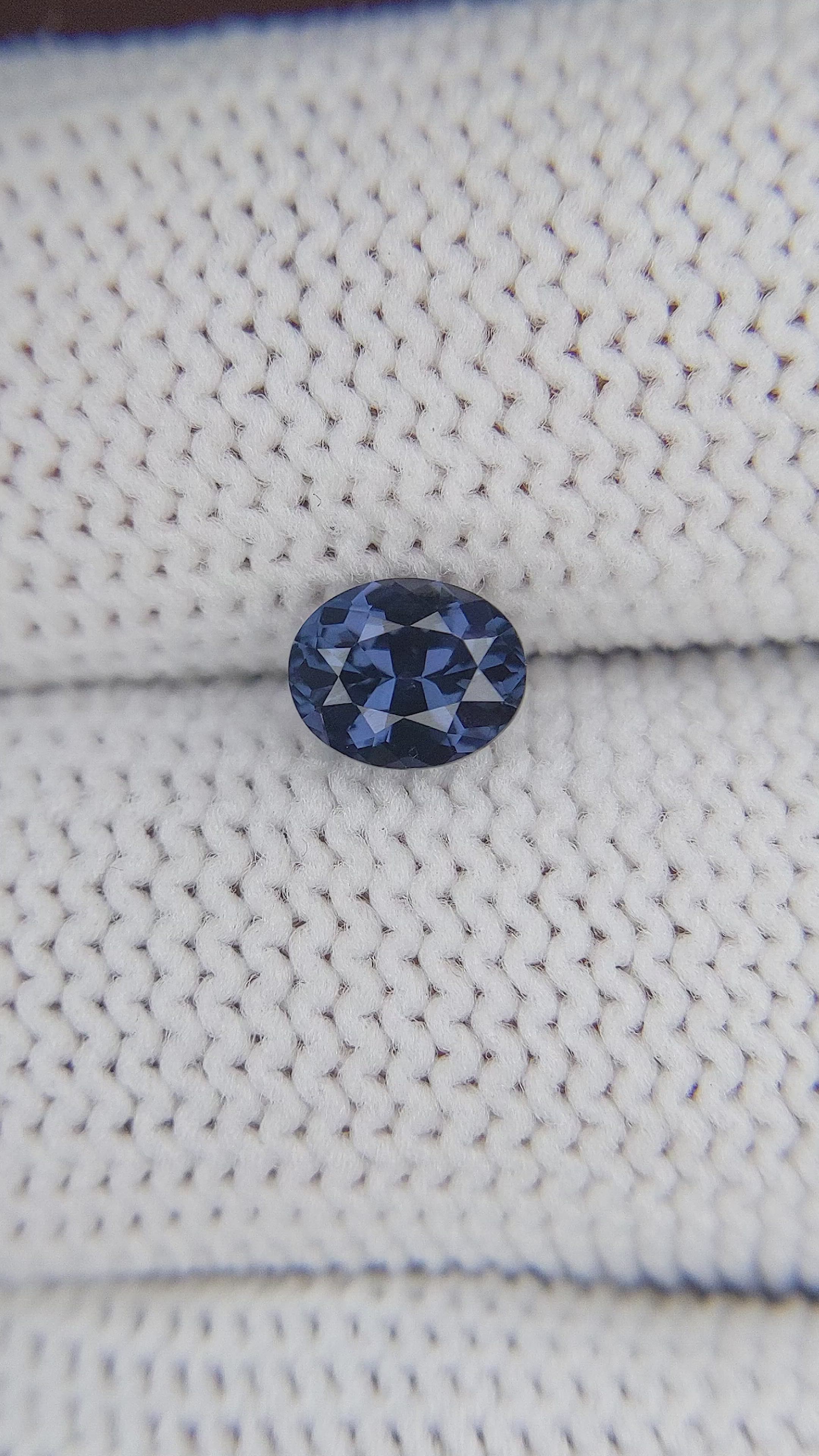 0.85 Ct. Spinel from Ceylon (Sri Lanka) Size Video