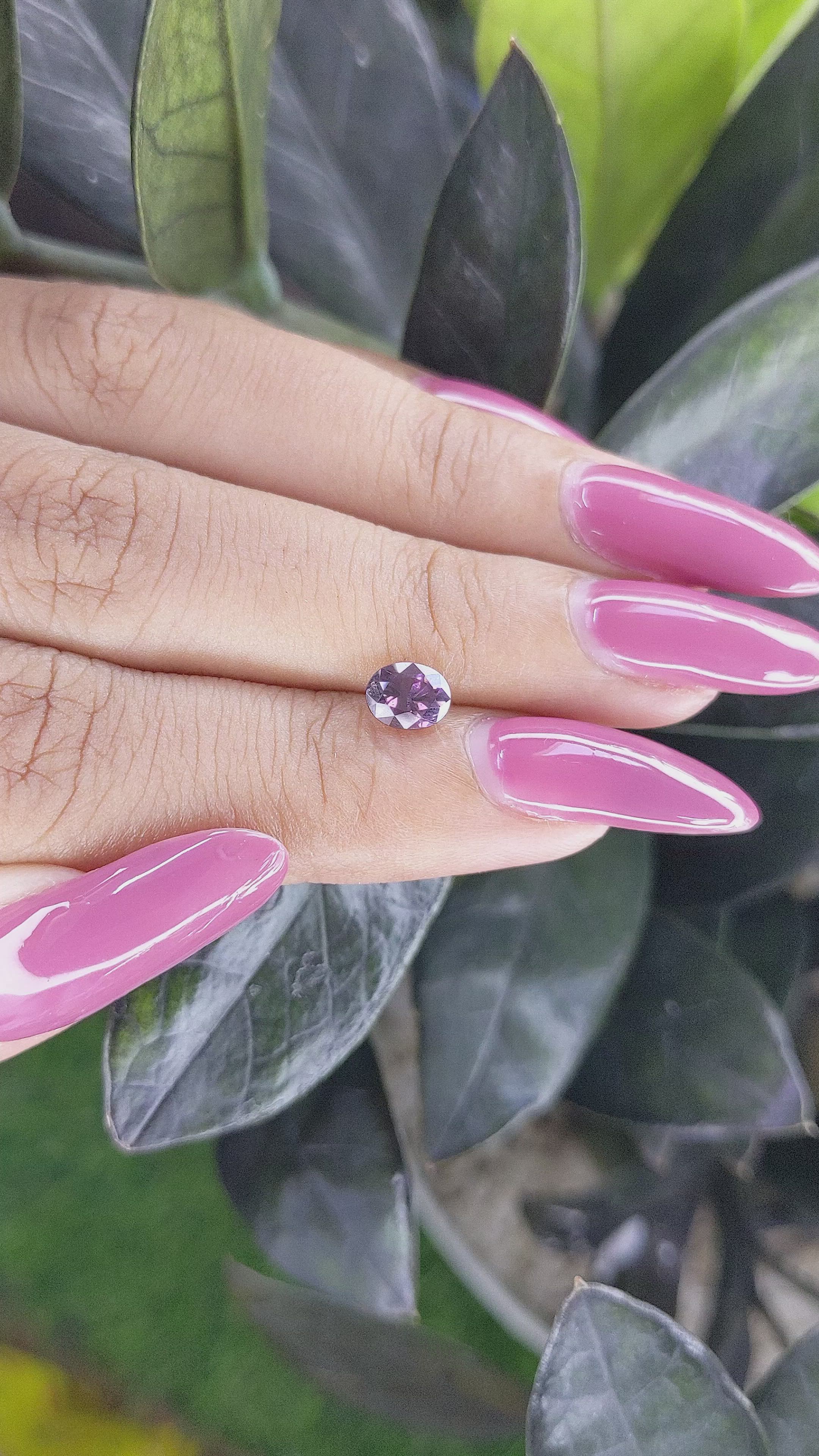 0.86 Ct. Spinel from Ceylon (Sri Lanka) Size Video