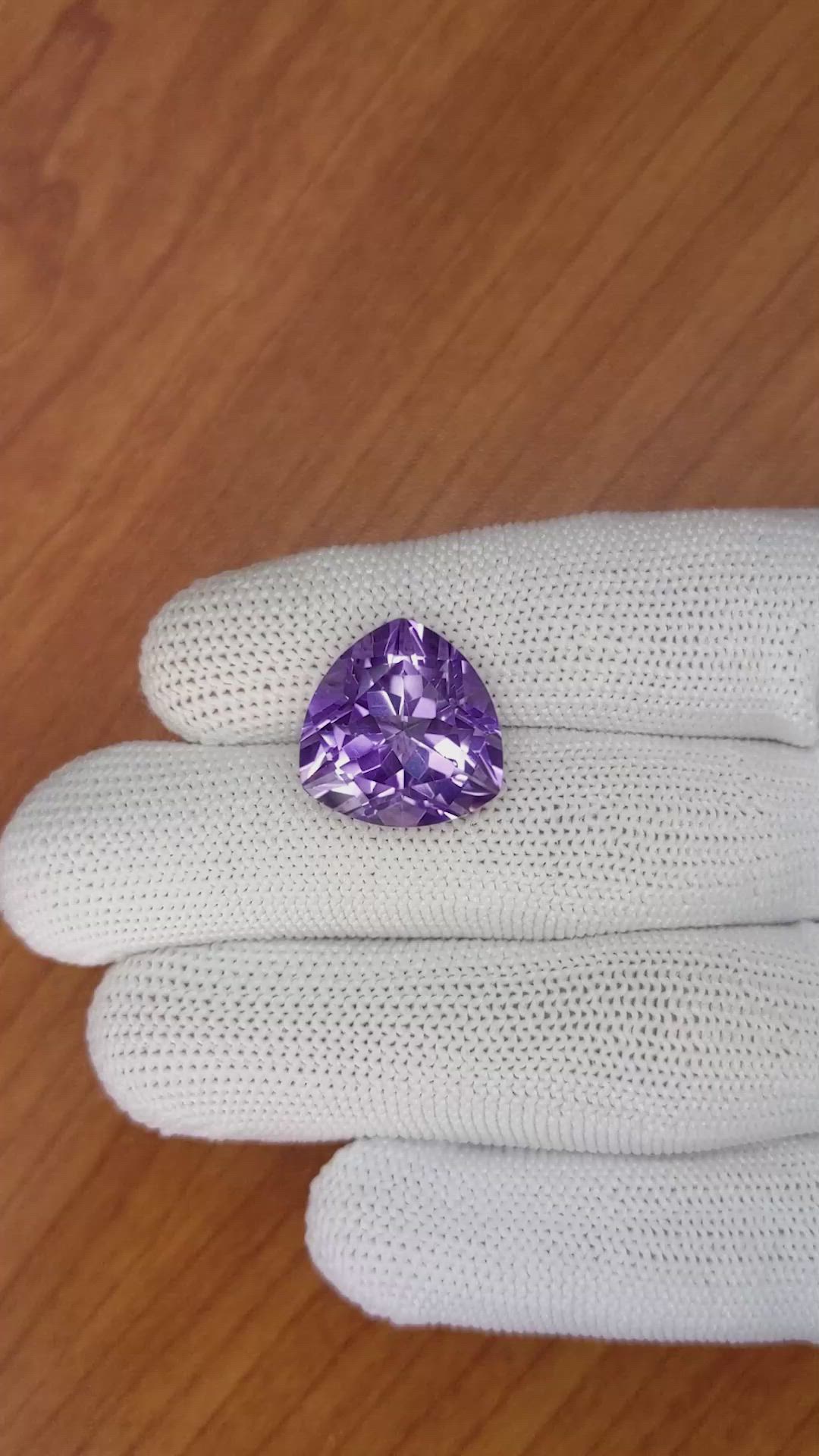 14.02 Ct. Amethyst from Brazil Size Video