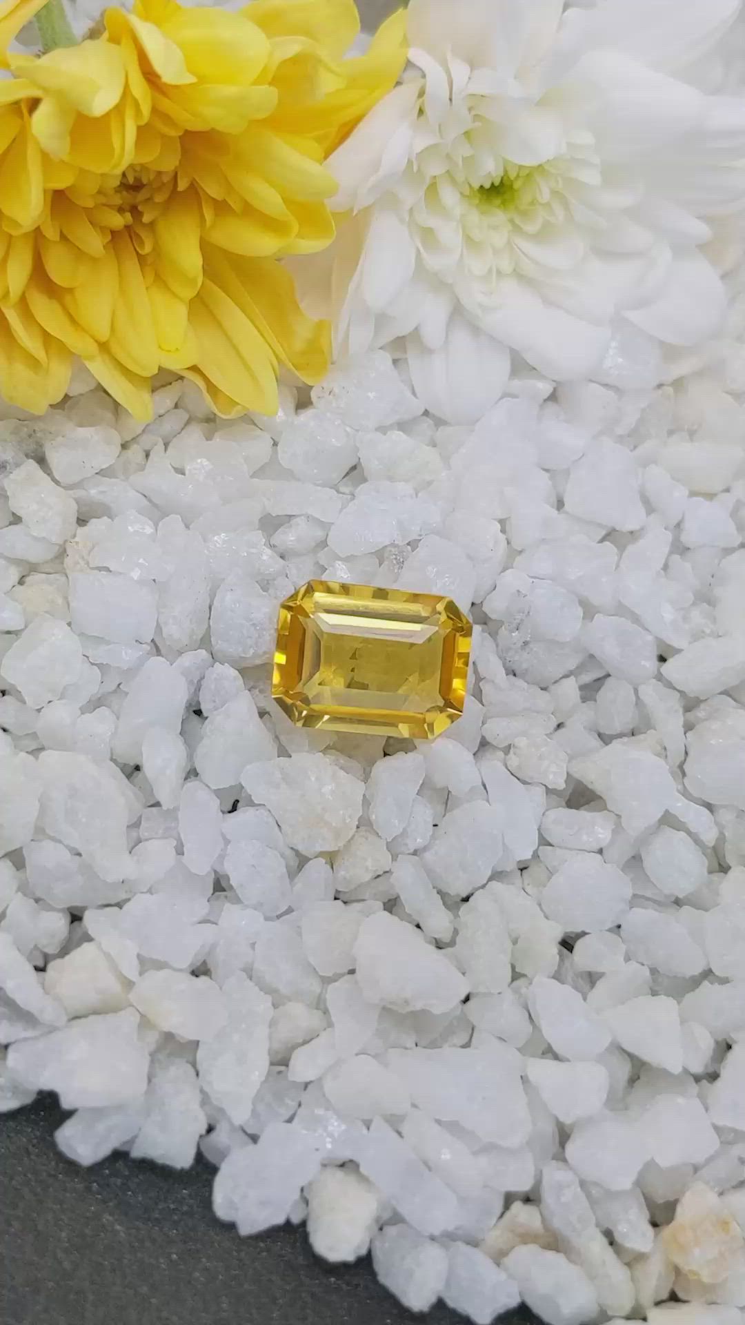 11.96 Ct. Citrine from Brazil Size Video