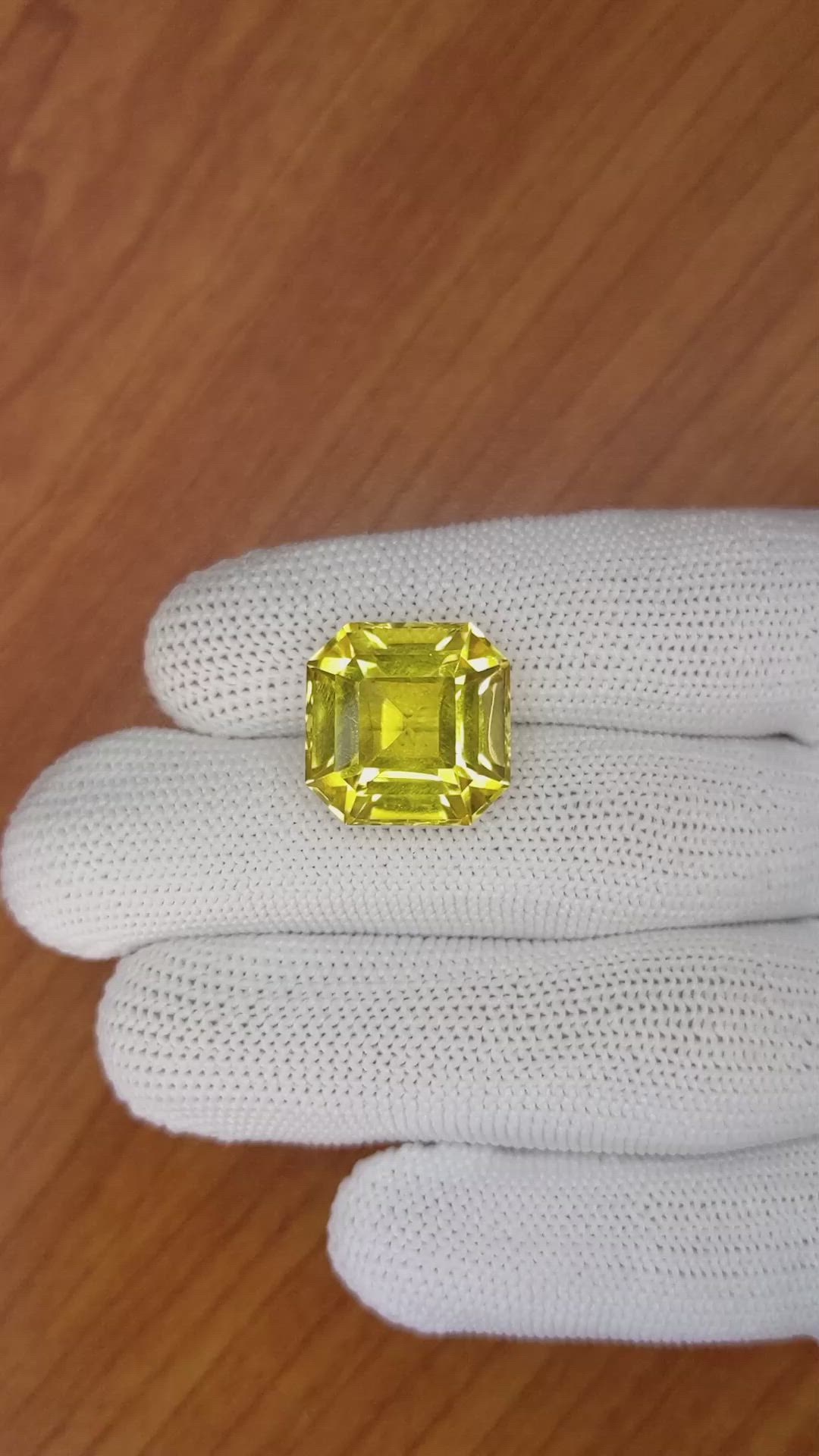 18.07 Ct. Citrine from Brazil Size Video