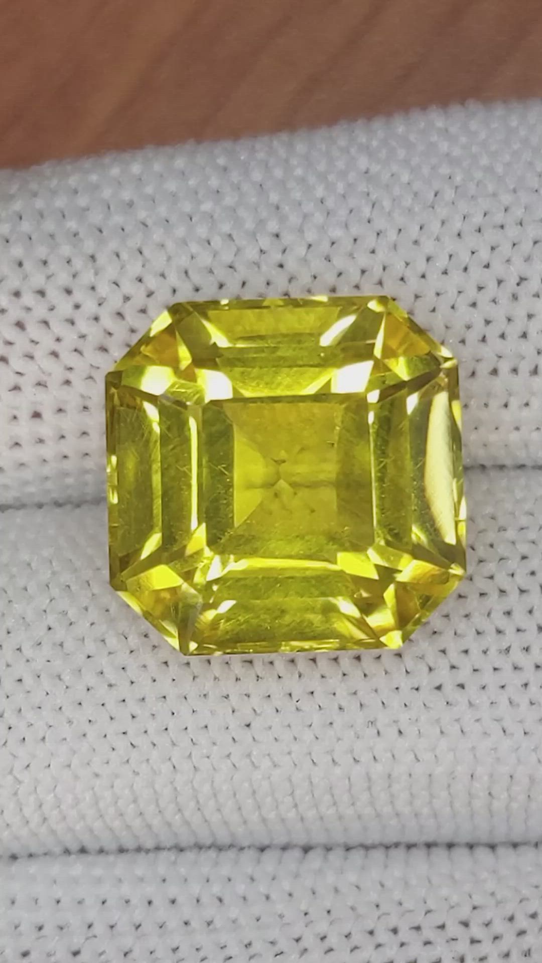 18.07 Ct. Citrine from Brazil Size Video