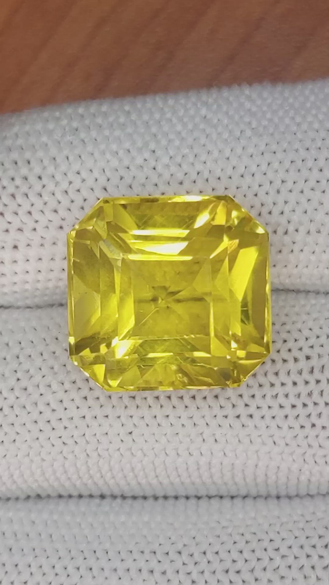 20.28 Ct. Citrine from Brazil Size Video