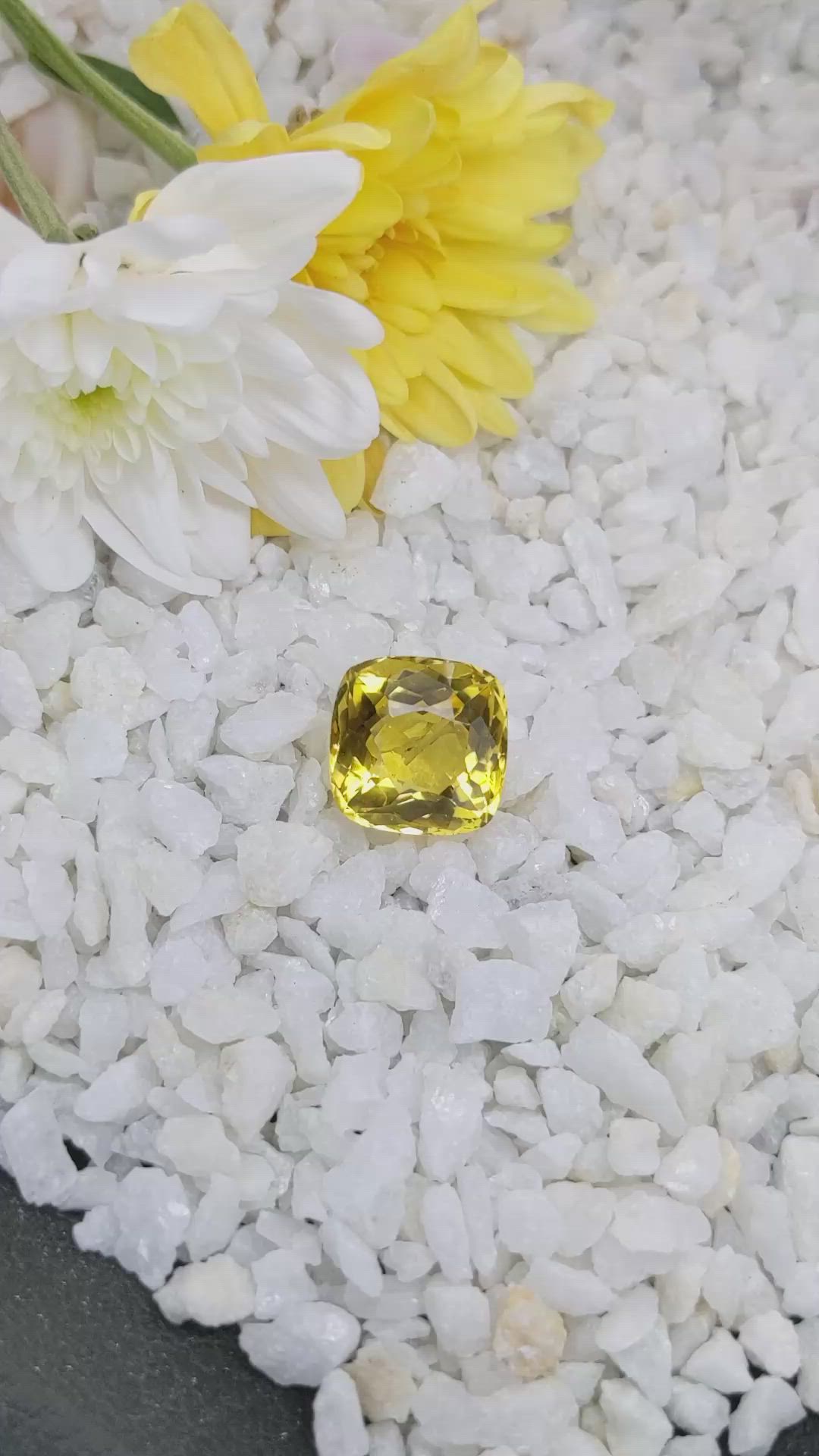 19.62 Ct. Citrine from Brazil Size Video