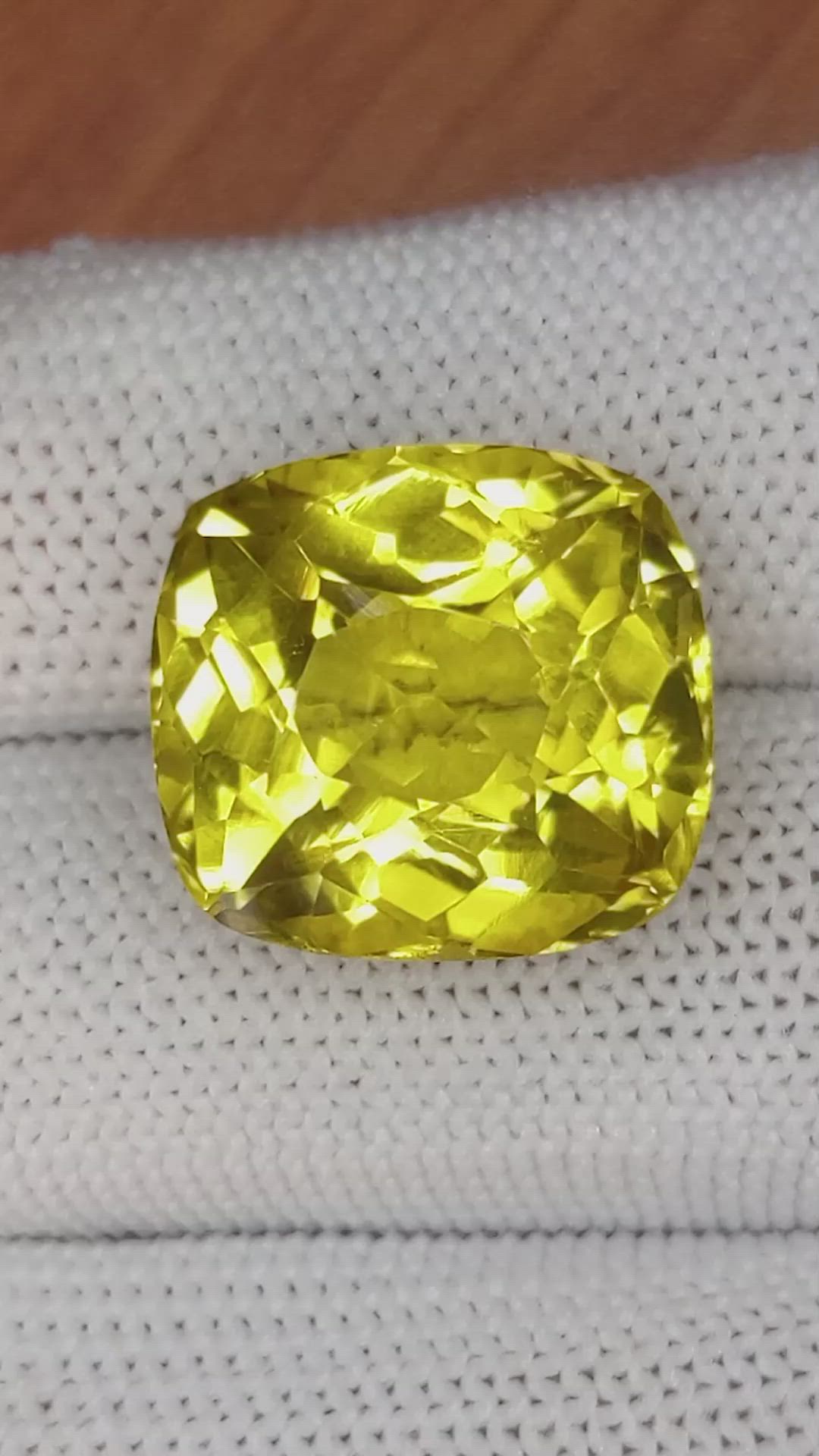 18.53 Ct. Citrine from Brazil Size Video