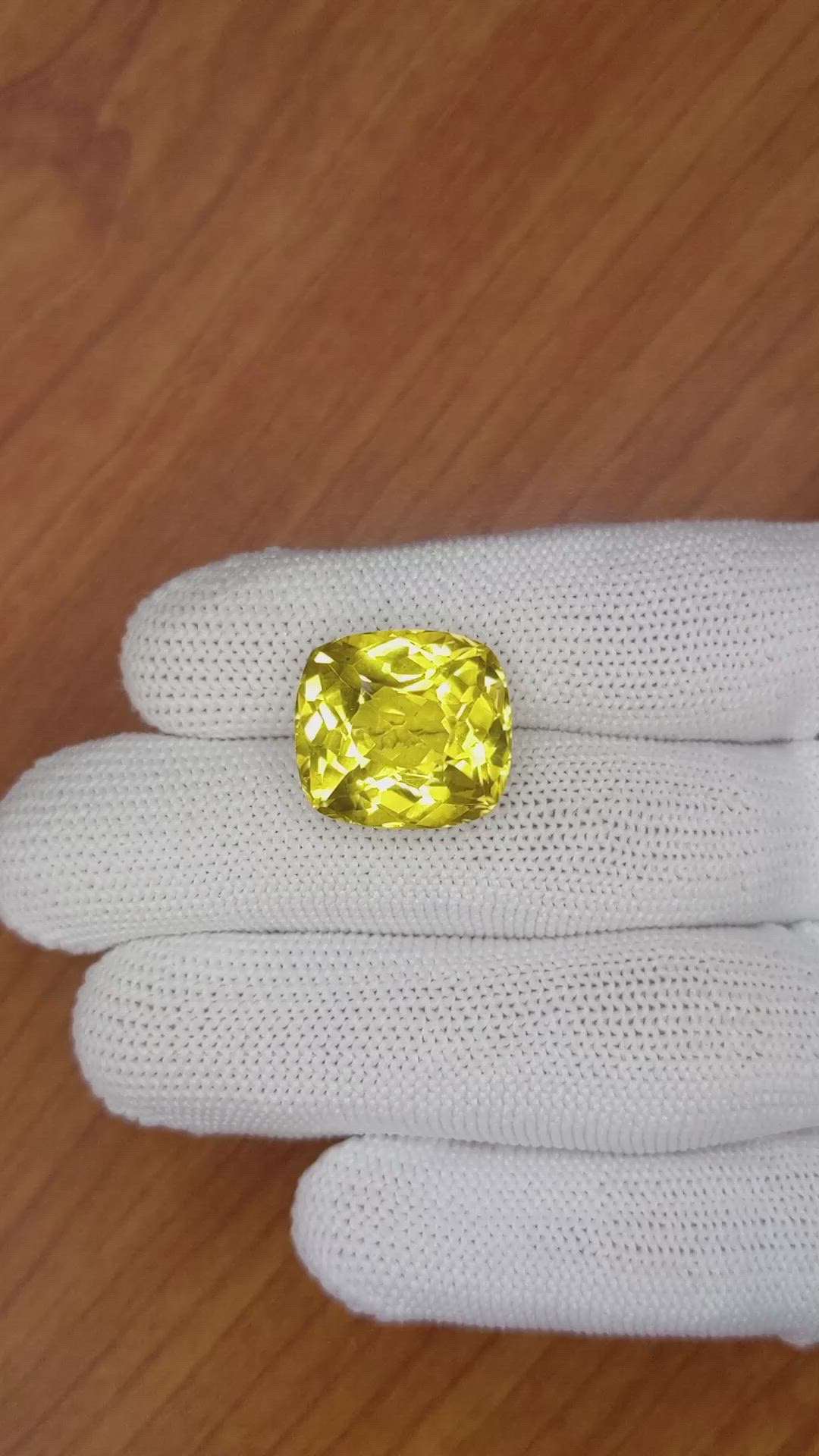 18.53 Ct. Citrine from Brazil Size Video